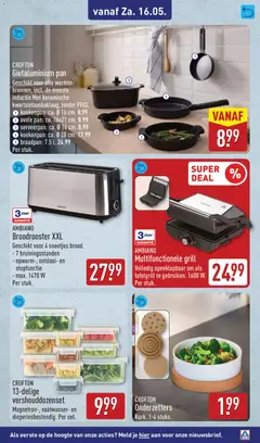 Aldi folder week 20 - Voorbeeld van een folder van Aldi, geldig van 11.05.2026 | Pagina: 55 | Producten: Pan, Vaatwasser, Grill