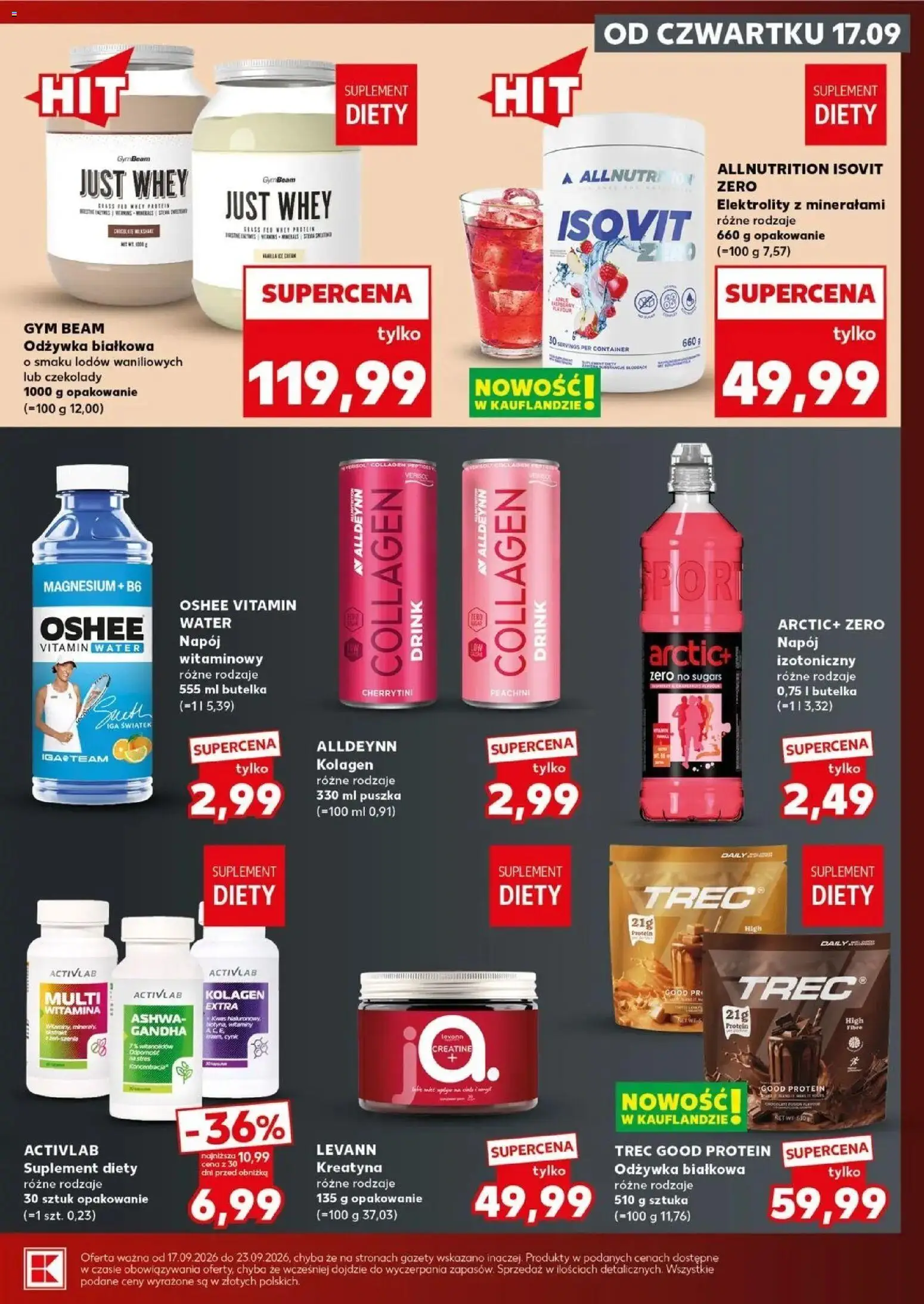 Kaufland gazetka - Super sobota od 19.09.2026 - od jutra PDF | Strona: 21 | Produkty: Czekolady, Gazety, Oshee, Odżywka