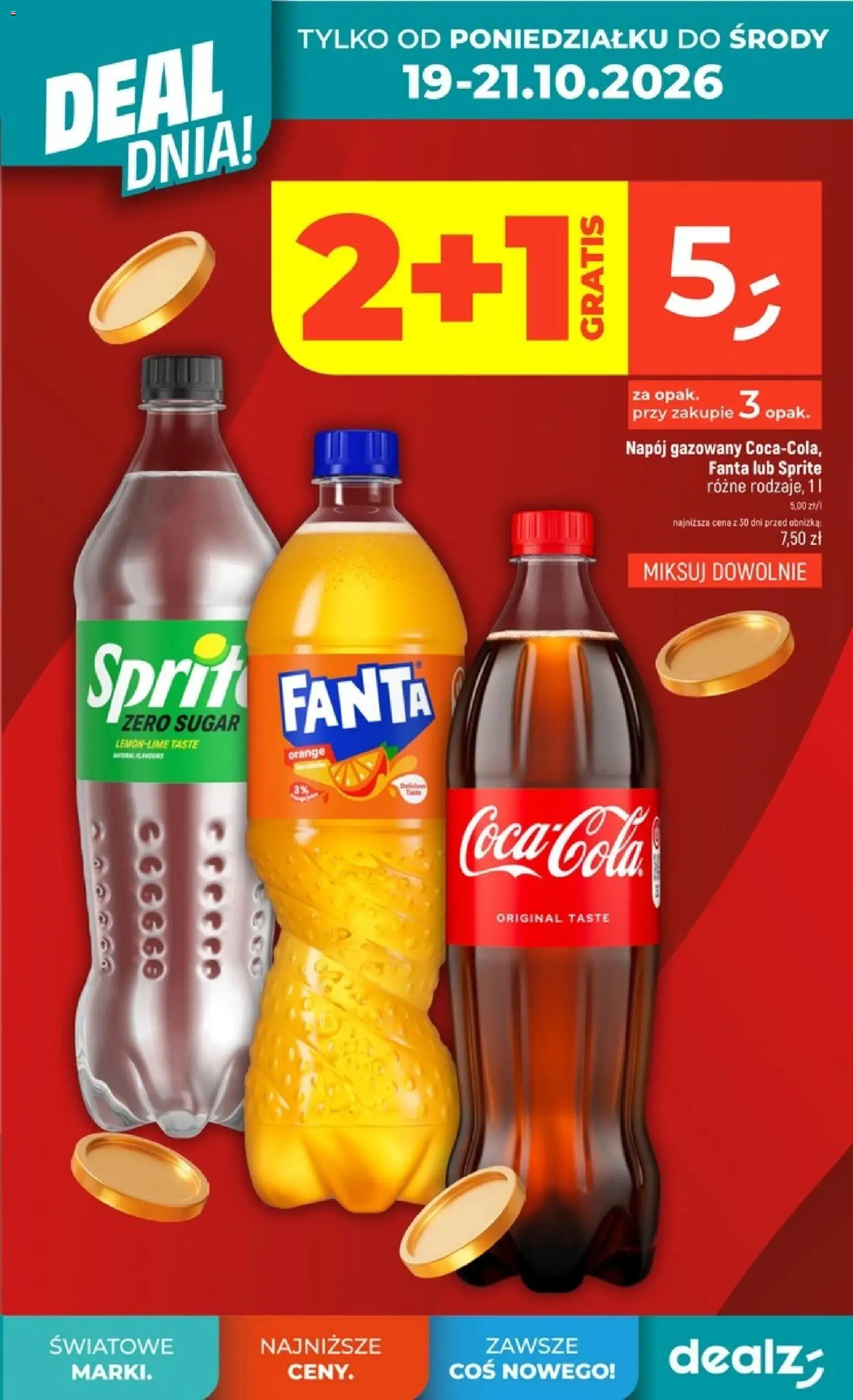 Dealz gazetka od 15.10.2026 | Strona: 7 | Produkty: Sprite, Fanta