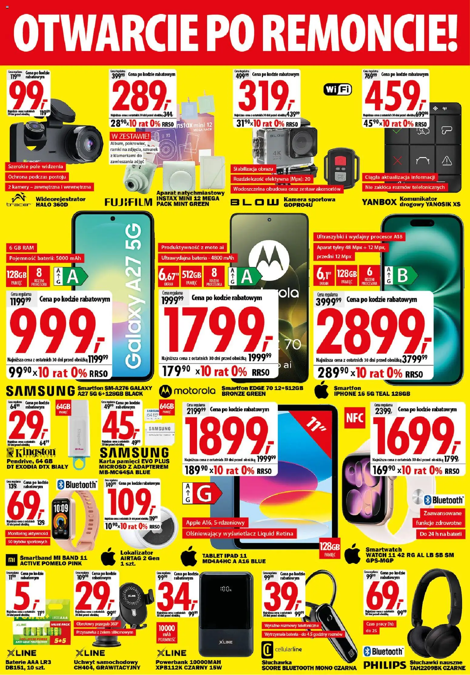 Mediaexpert promocje od 22.10.2026 | Strona: 4 | Produkty: Baterie aaa, Tablet, Kamera sportowa, Bateria