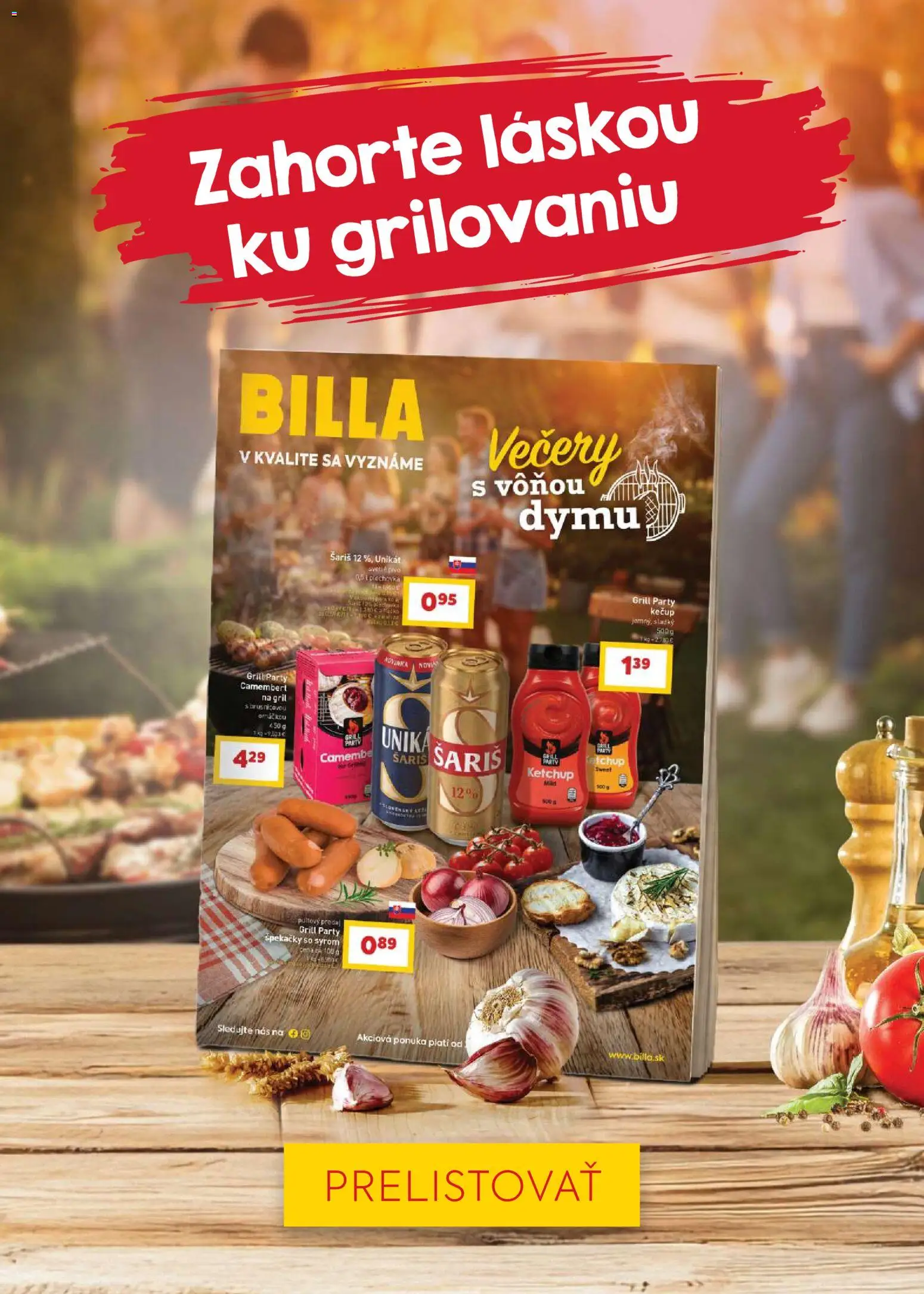 Nové Billa akcie – leták je platný od 13.05.2026 | Strana: 26 | Produkty: Gril, Šariš, Kečup
