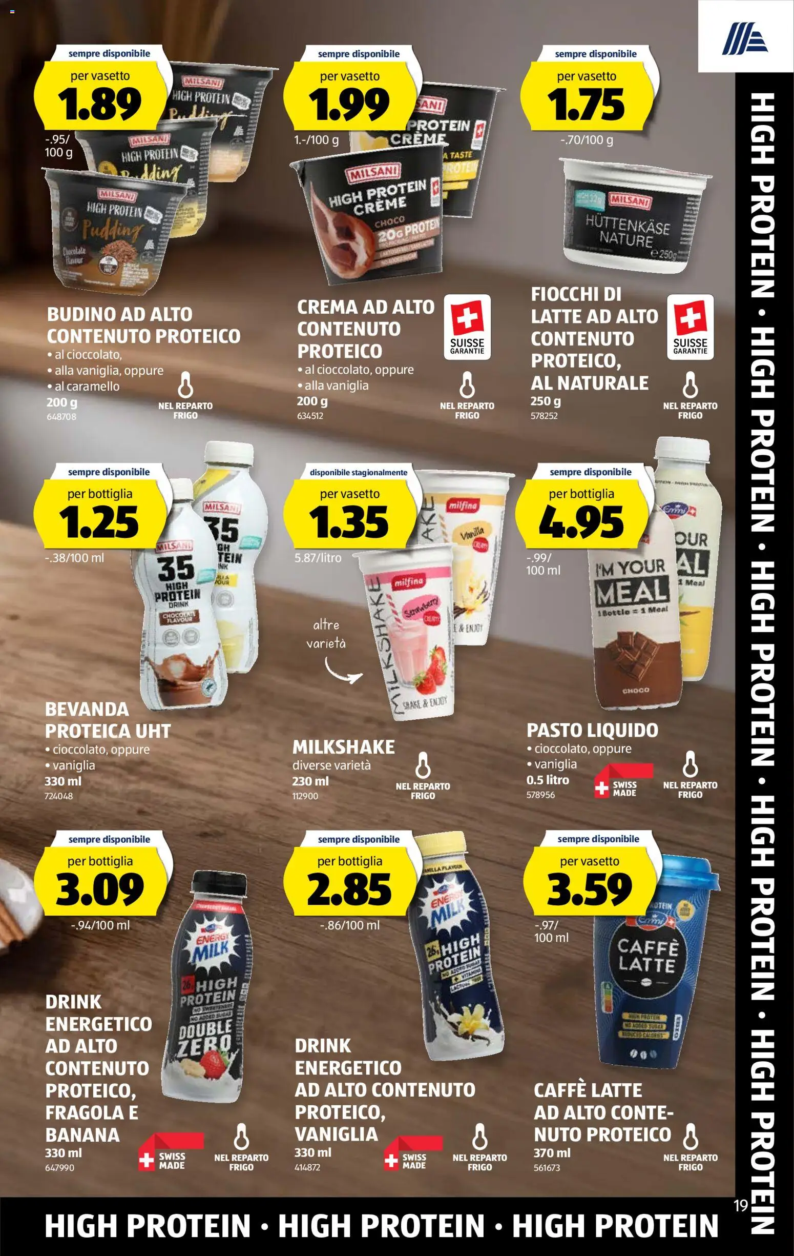 Aldi aktionen IT – gültig ab 13.08.2026 | Seite: 19 | Produkte: Pudding, Hüttenkäse, Creme