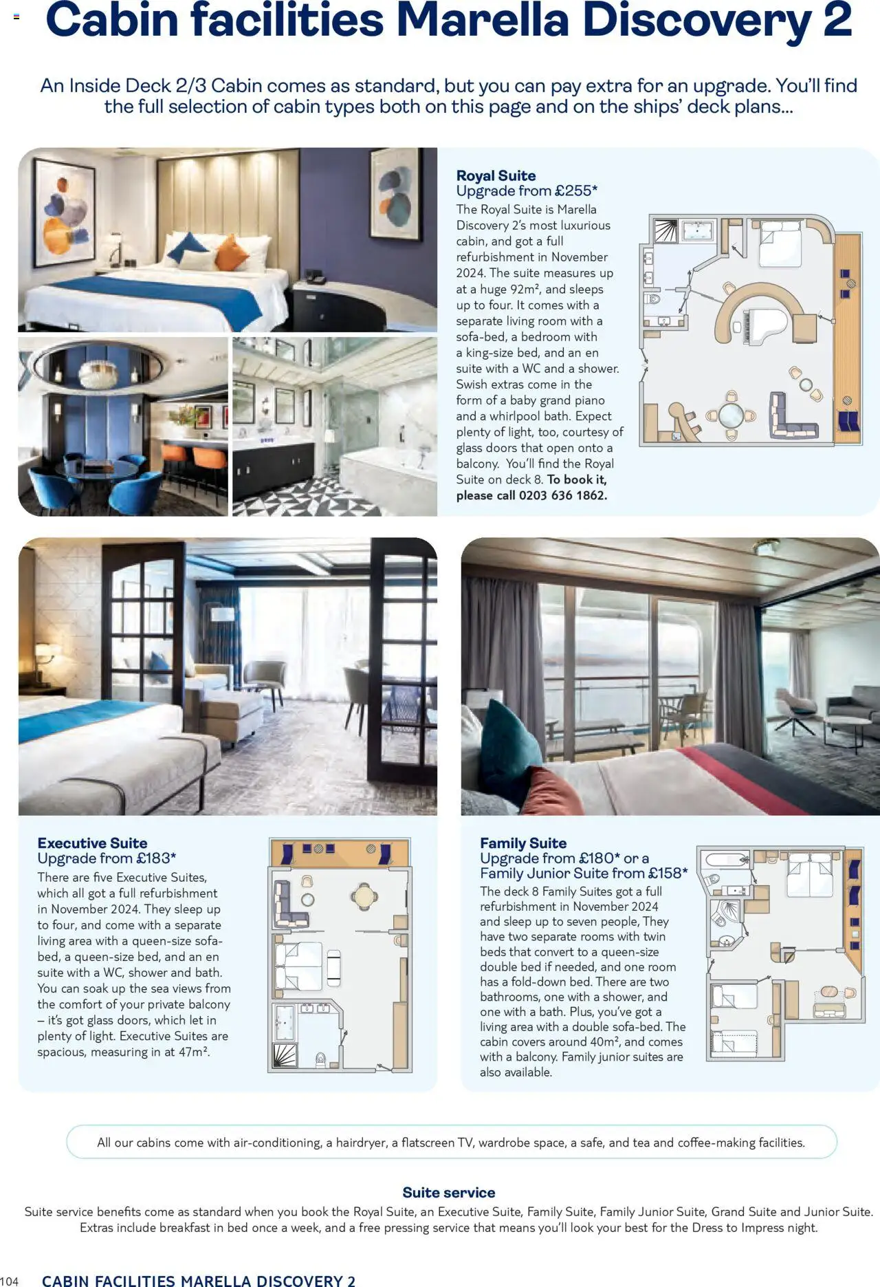 {H1} | Page: 104 | Products: Shower, Tea, Wc, Bed