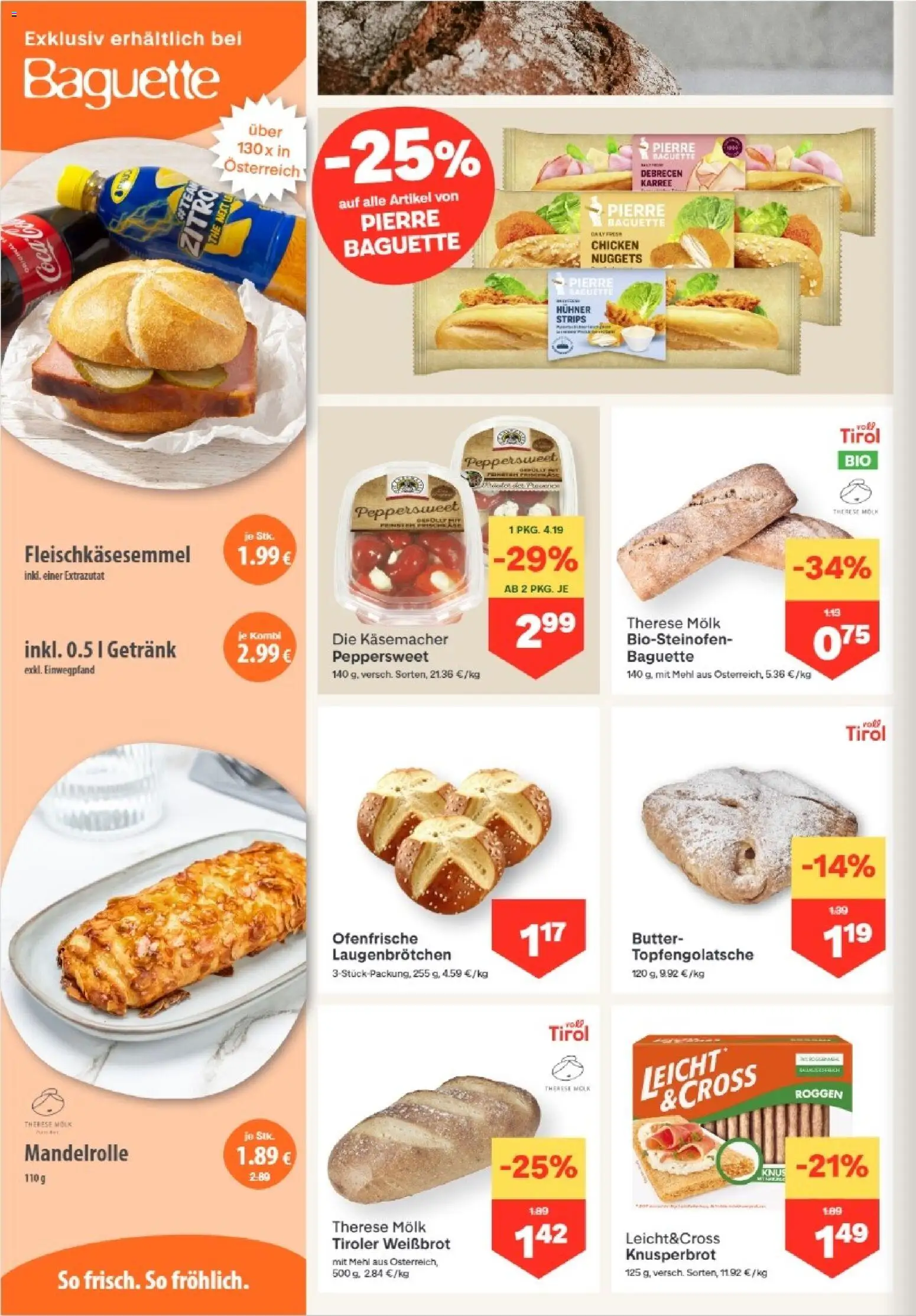 MPREIS Altenmarkt im Pongau gültig ab 06.08.2026 | Seite: 4 | Produkte: Jääkaappipakastin, Butter