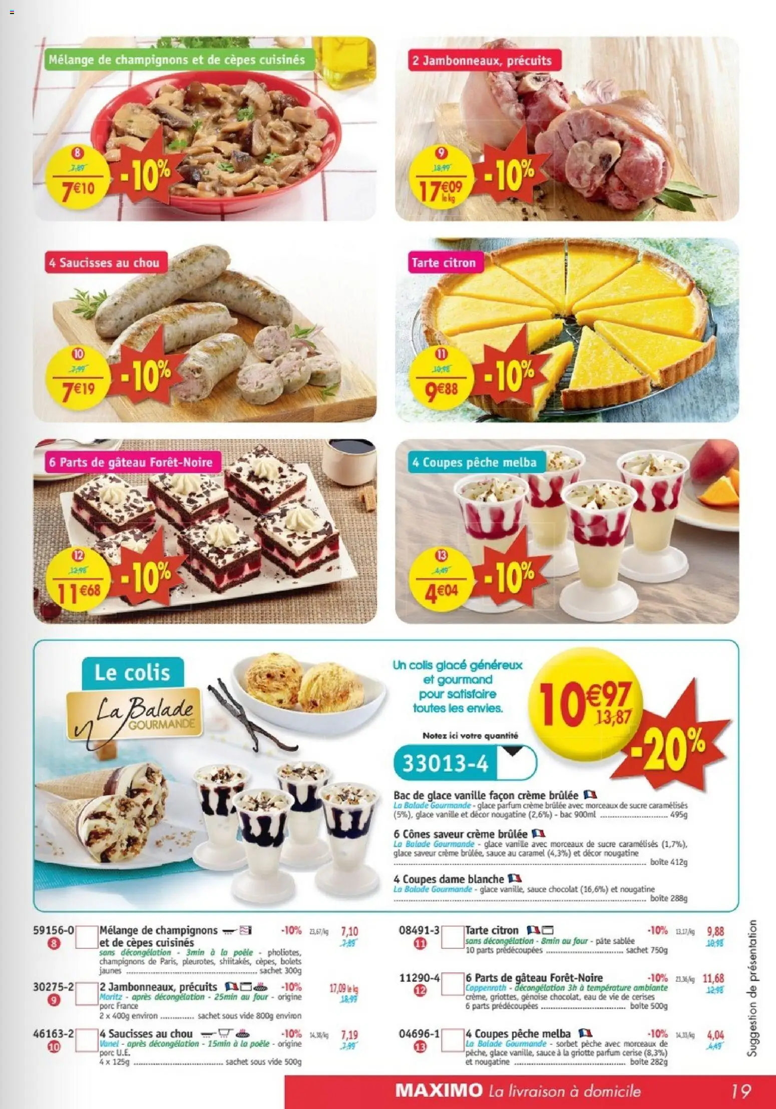 {H1} | Page: 19 | Produits: Citron, Poêle, Cerises, Crème
