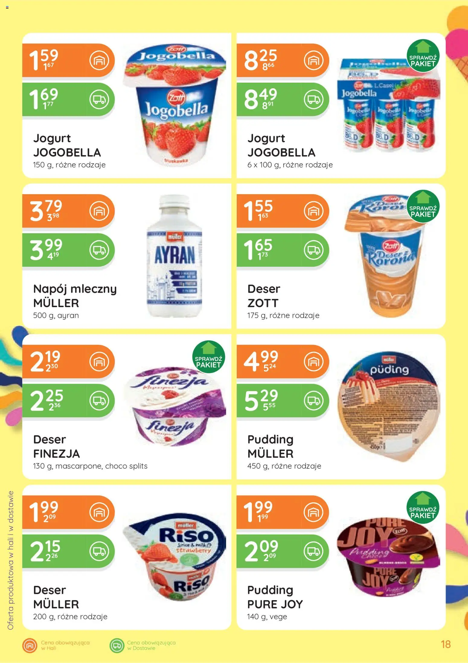 Eurocash gazetka od 25.06.2026 | Strona: 18 | Produkty: Jogurt