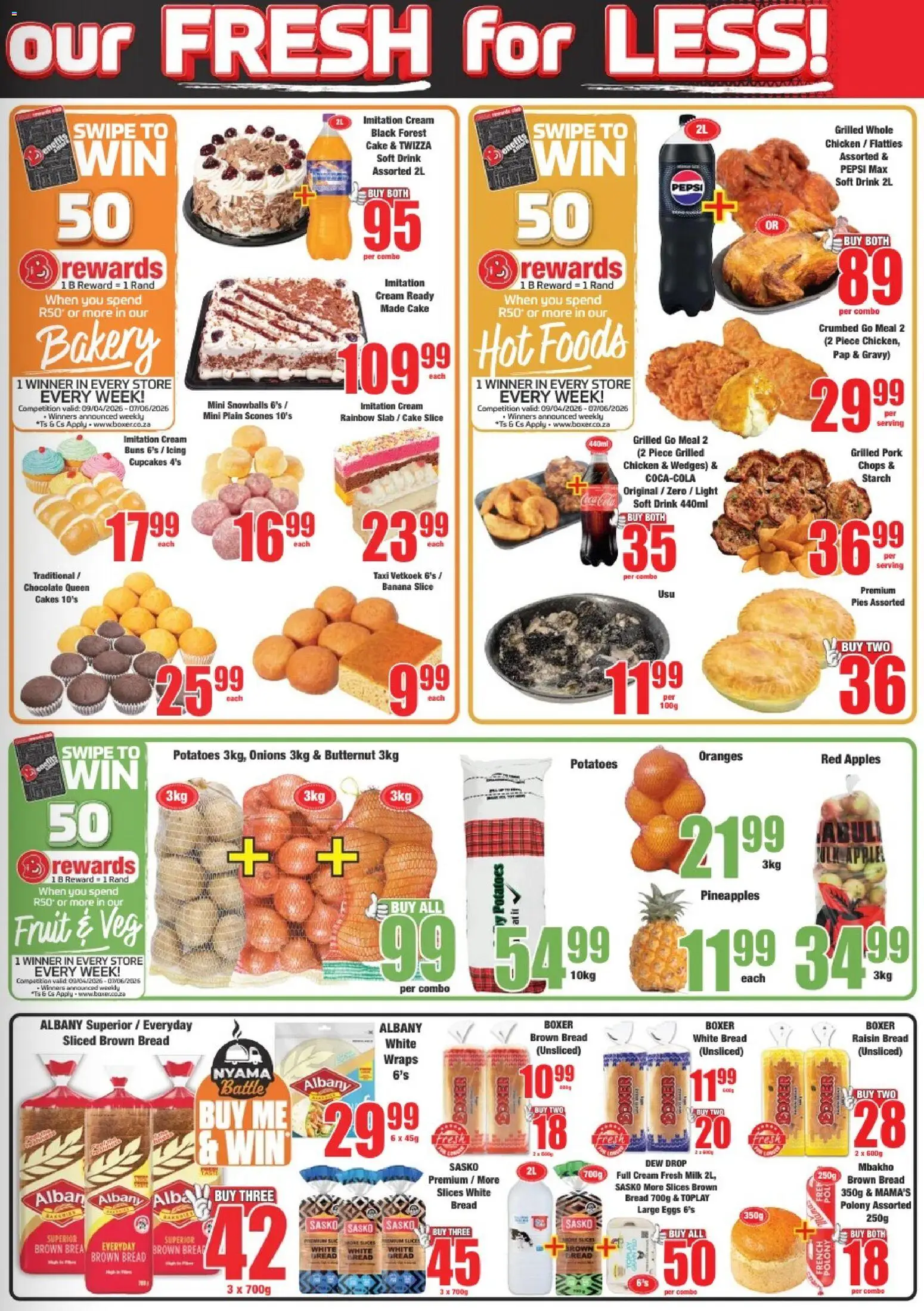 New Boxer catalogue – valid from 25.05.2026 | Page: 3 | Products: Light, Chocolate, Cream, Fruit