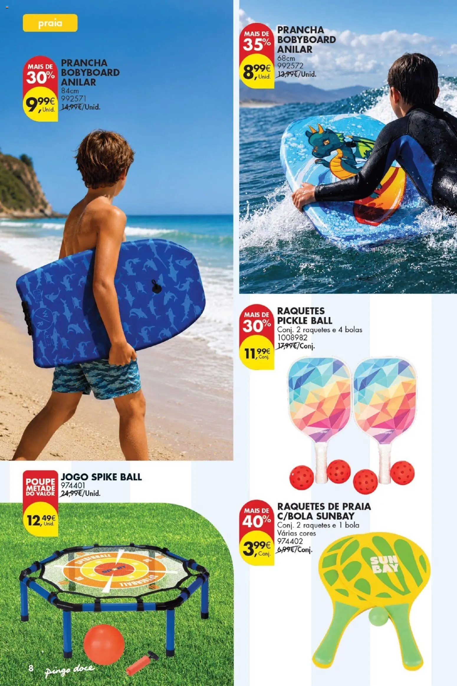 Pingo Doce Bazar Verão 2 │ válido de 30/06/2026 | Página: 8 | Produtos: Prancha