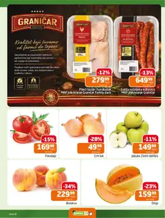 Gomex katalog - pregled Gomex kataloga - važi od 24.06.2026 | Strana: 3 | Proizvode: Crni luk, Pileći batak, Kobasica, Roštilj