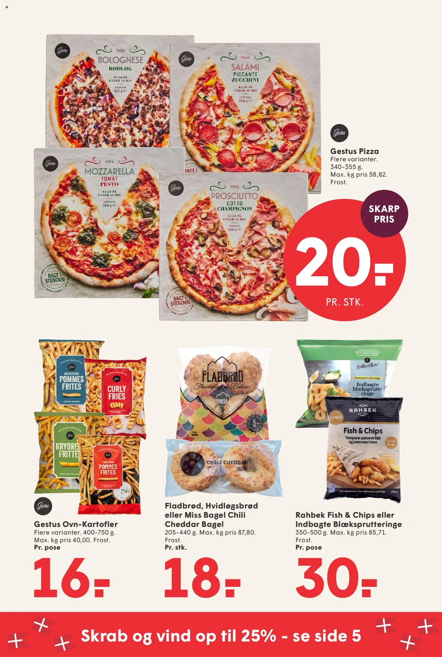 Spar tilbudsavis – gyldig fra 18/09/2026 | Side: 15 | Produkter: Fisk, Chips, Pesto, Hvidløgsbrød
