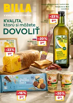 Billa leták platný od 22.07.2026