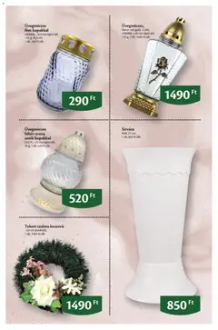 Ecofamily akciós újság - amely érvényes a következő dátumtól: 2026.10.05. | Oldal: 10 | Termékek: Óra, Koszorú