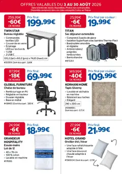 Costco - Prévisualisation de Costco catalogue valide à partir de 03/08/2026 | Page: 4 | Produits: Poignées, Oreiller, Chaise, Tapis