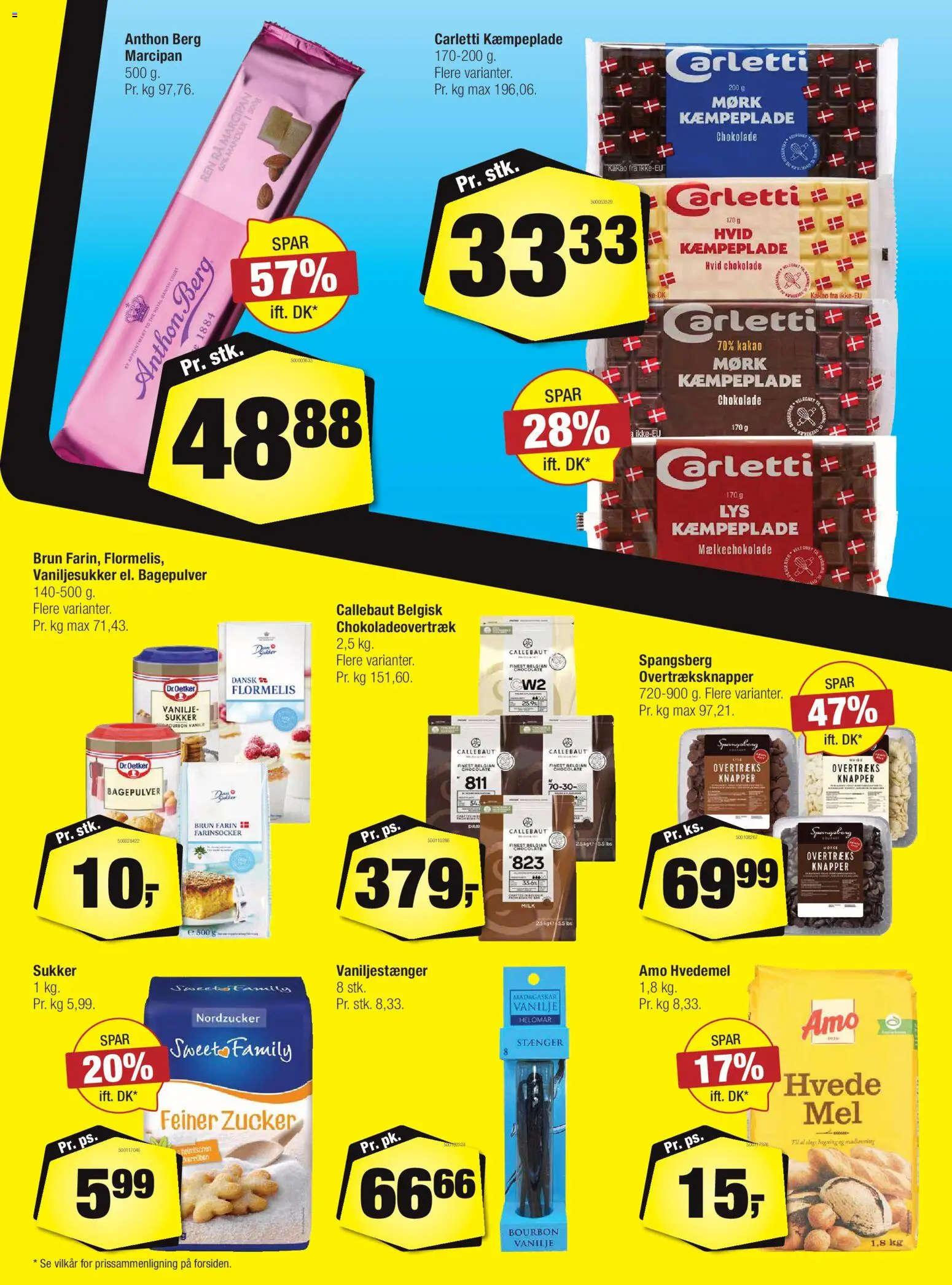 Calle tilbudsavis – gyldig fra 05/08/2026 | Side: 11 | Produkter: Bourbon, Hvedemel, Mandler, Kakao