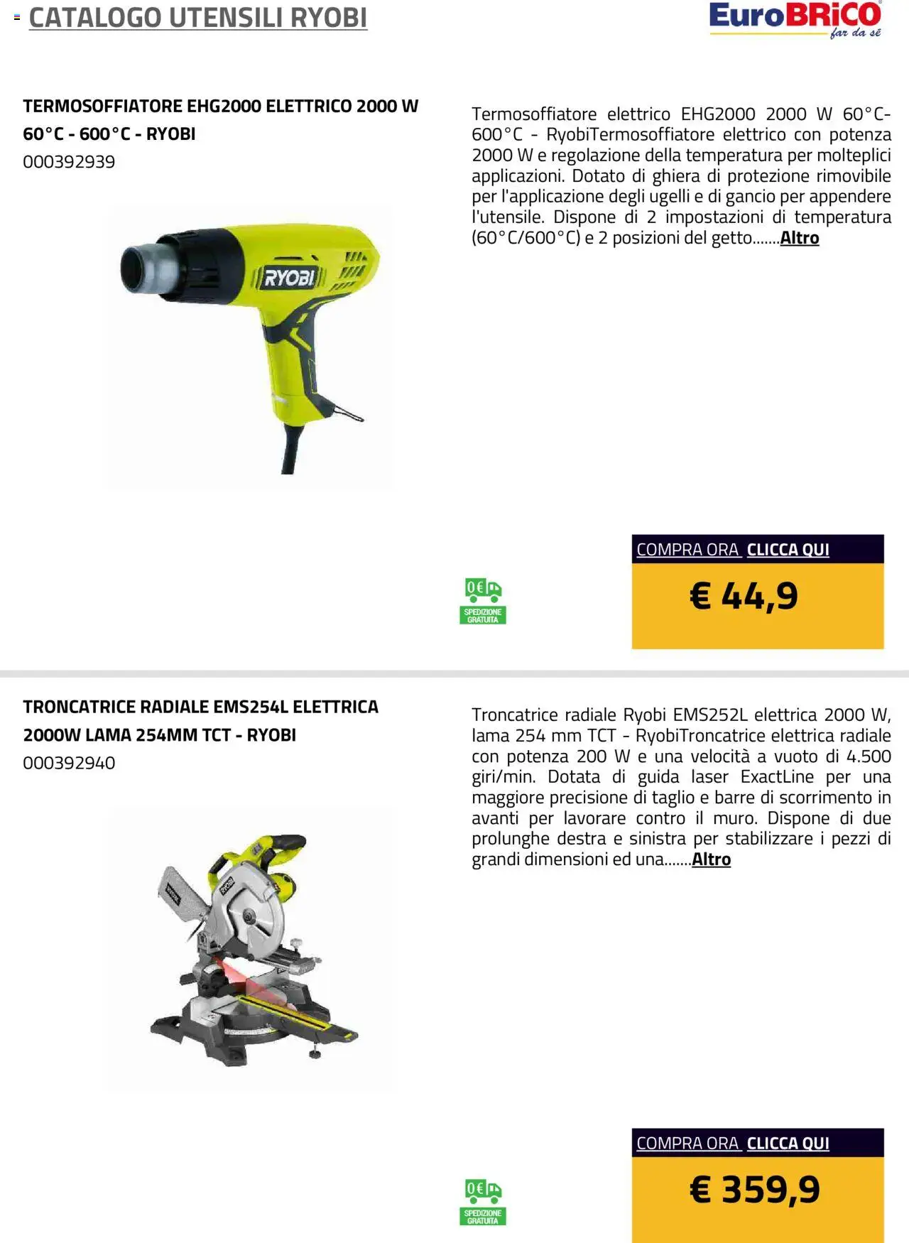 Volantino Eurobrico del 23.07.2025 | Pagina: 21