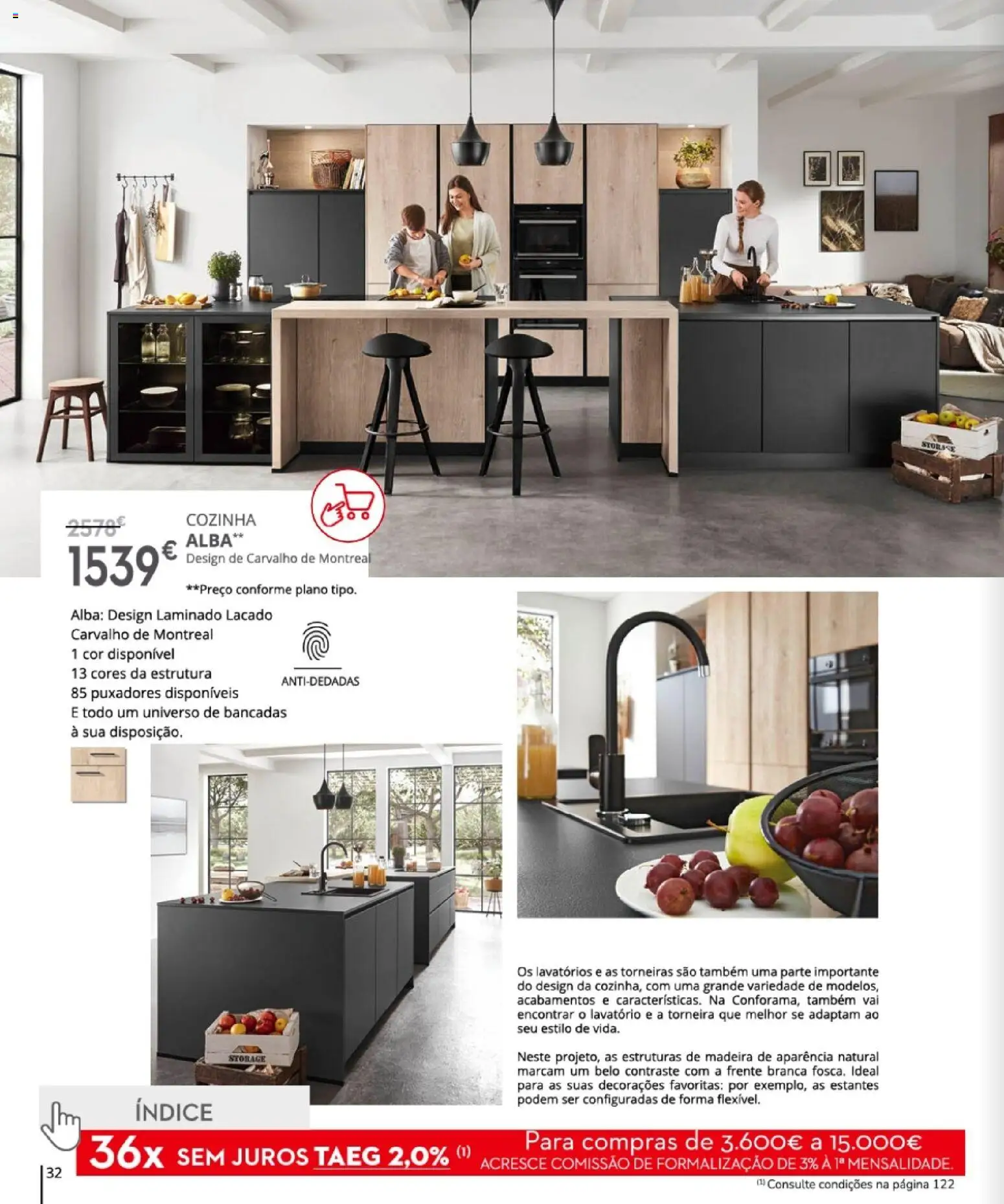 Conforama folheto │ válido de 16.04.2026 | Página: 32 | Produtos: Torneira, Lavatório