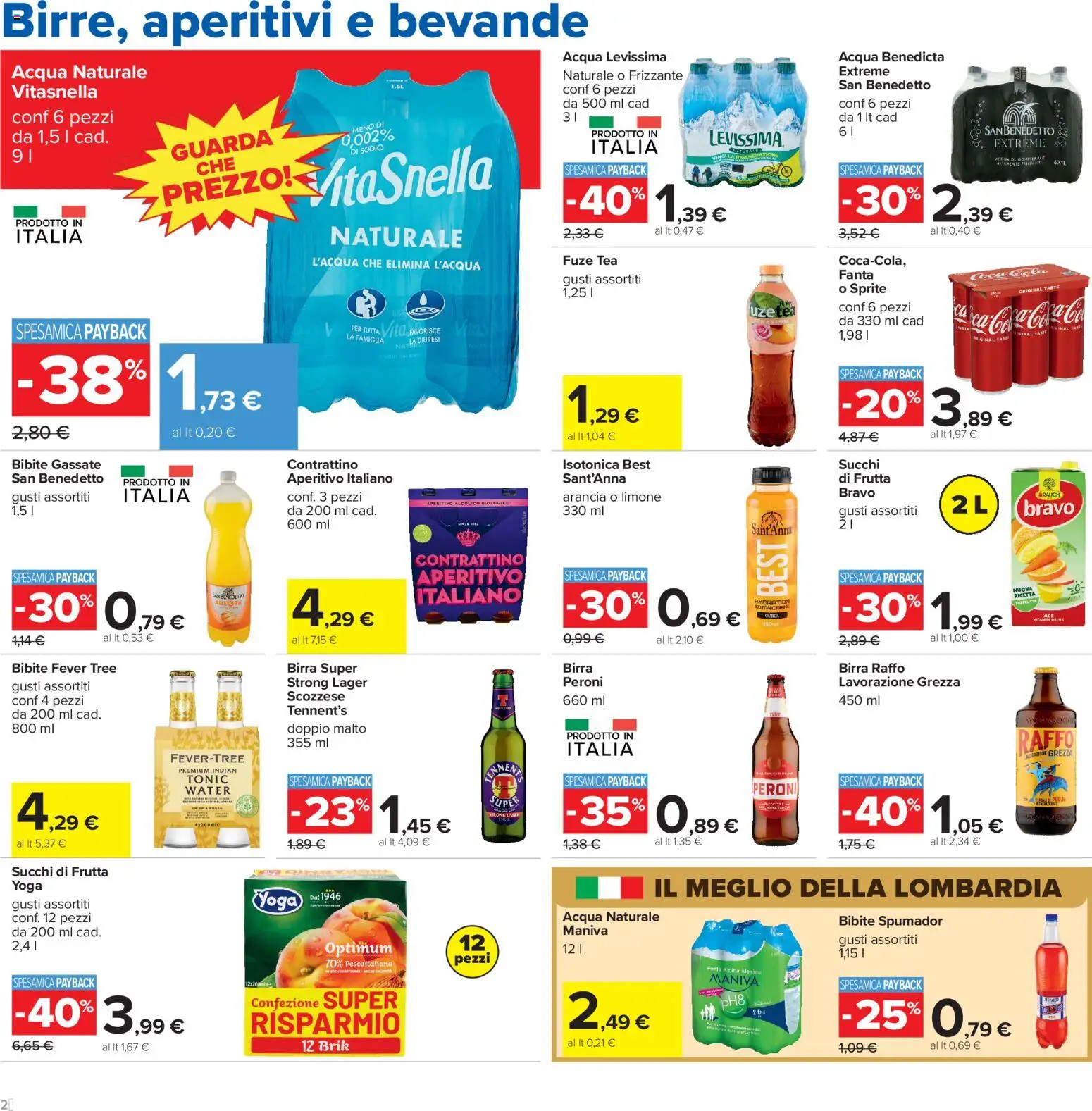 Volantino Carrefour del 23/10/2026 | Pagina: 28 | Prodotti: Acqua naturale, Fanta, Arancia, Coca Cola