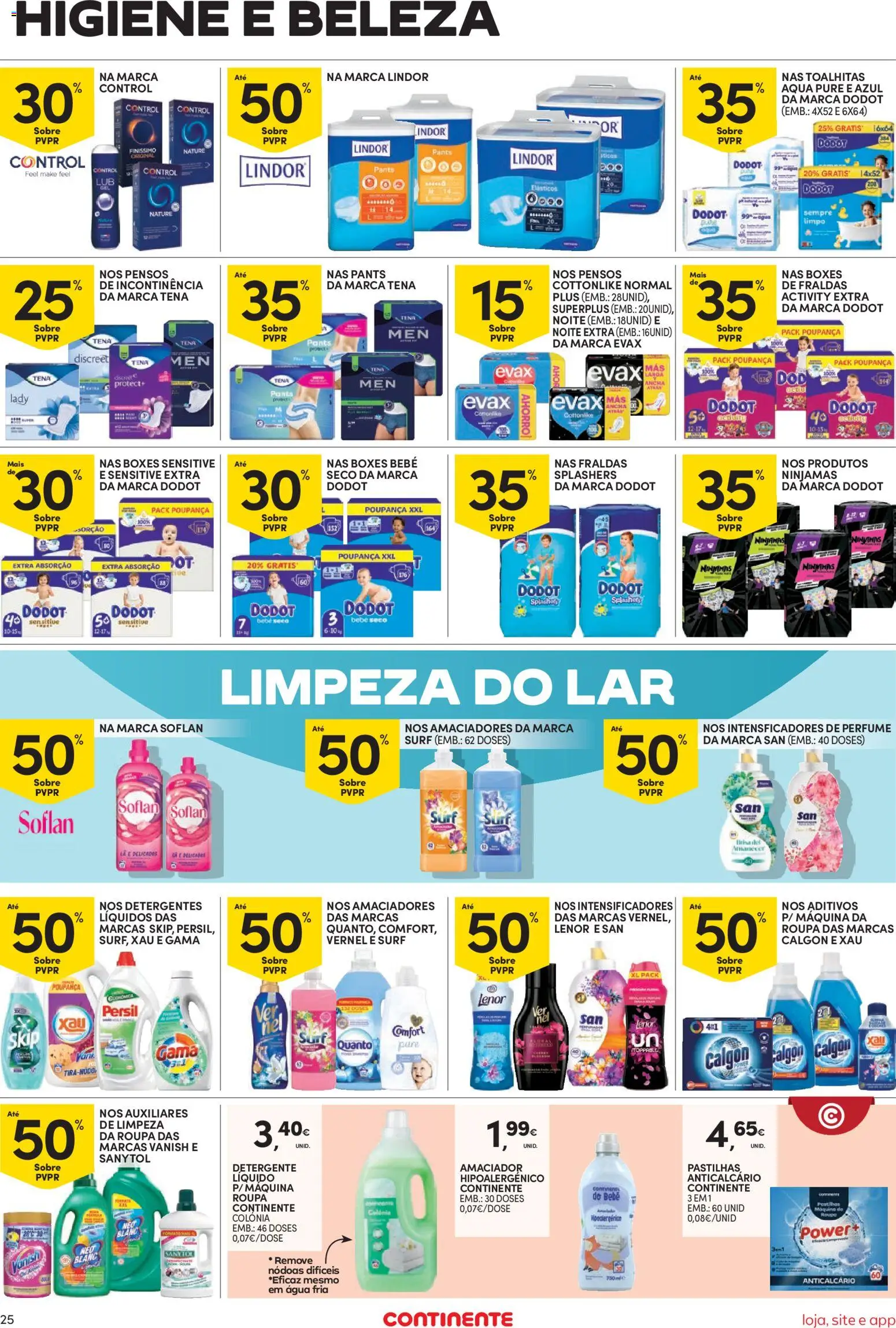 Continente Semanal Continente Bom Dia │ válido de 09.06.2026 | Página: 25 | Produtos: Perfume, Detergente, Persil, Pá