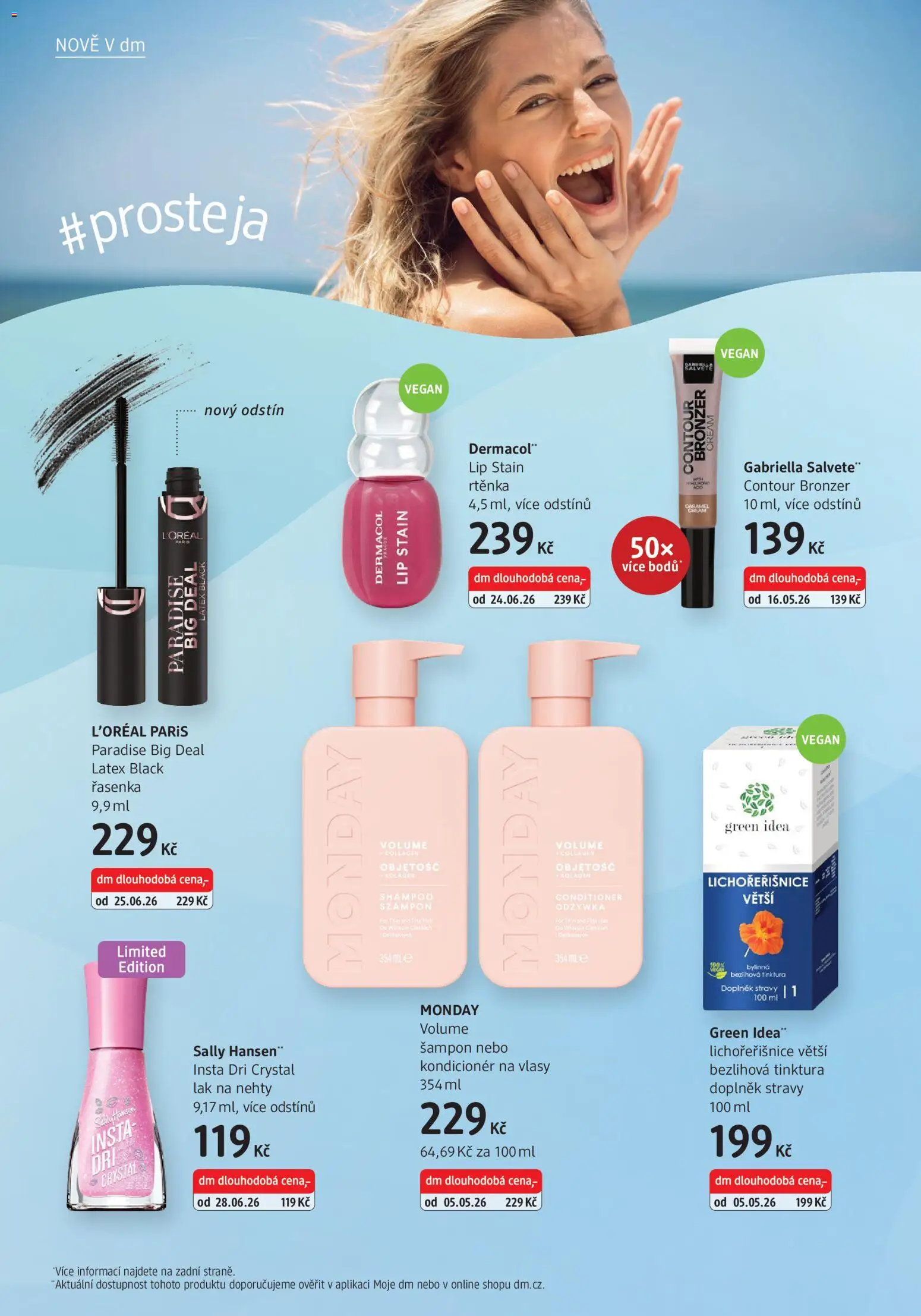 dm drogerie leták od 30.06.2026 | Strana: 8 | Produkty: Kolagen, Nehty, Řasenka, Lak na nehty