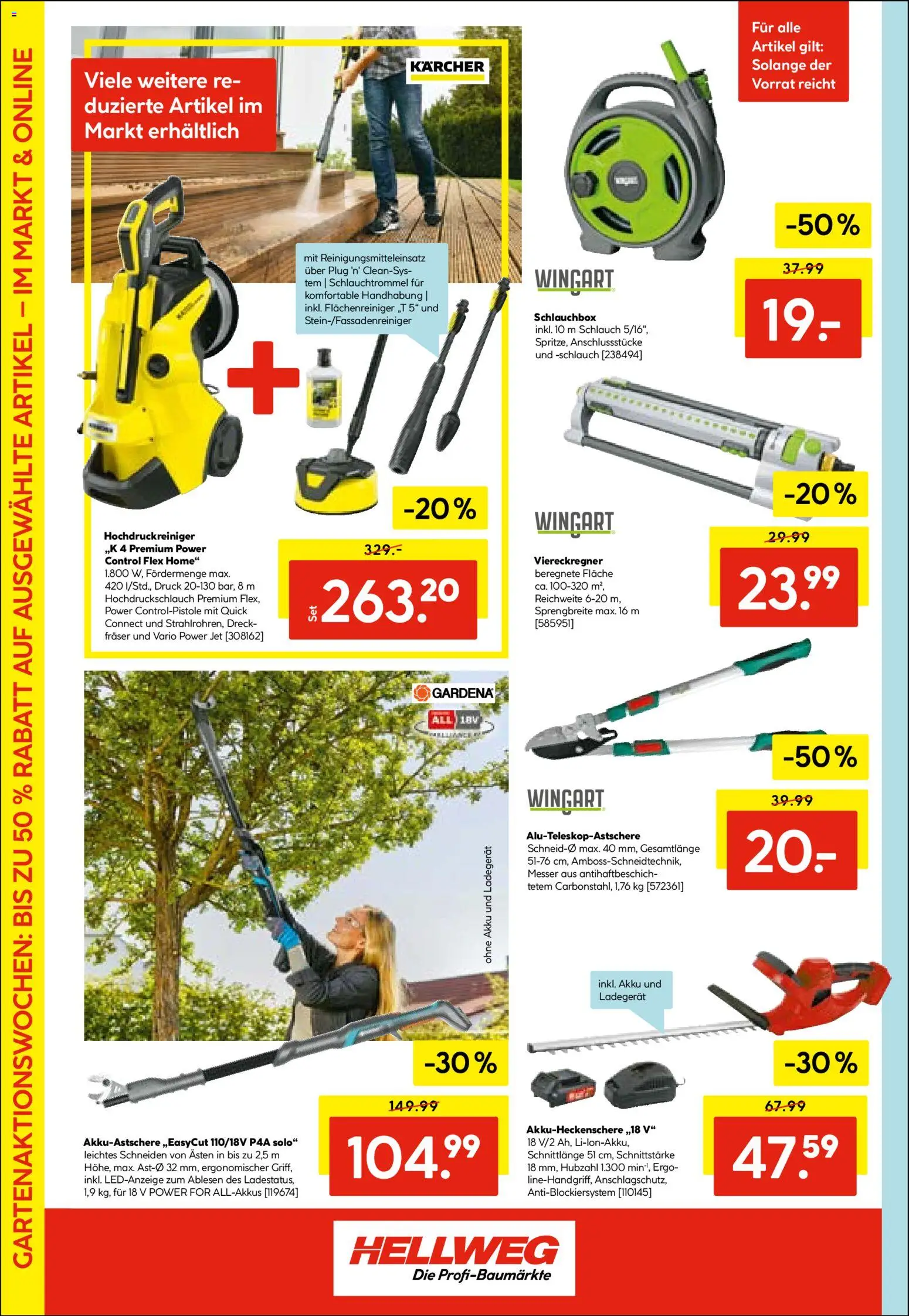 Hellweg Prospekt – gültig ab 26.05.2026 | Seite: 12 | Produkte: Hochdruckreiniger, Ladegerät