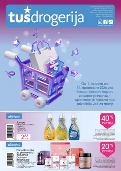 Tuš drogerija katalog akcije – veljaven od 01.10.2026