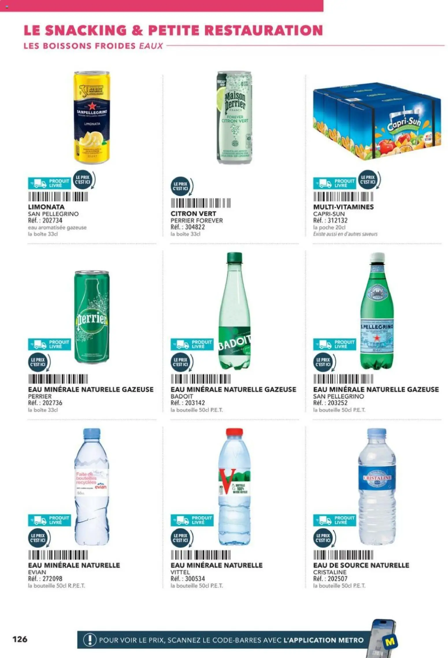 {H1} | Page: 126 | Produits: Eau minérale, Eau minérale naturelle, Eau de source, Livre