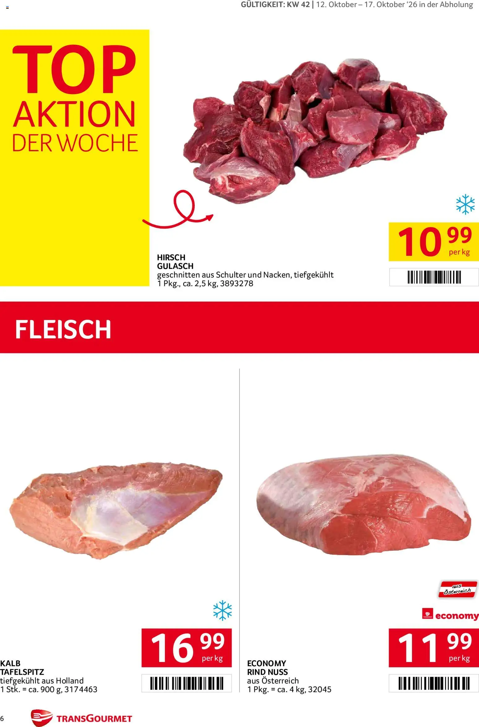 Transgourmet Broschüre gültig ab 11.10.2026 | Seite: 6