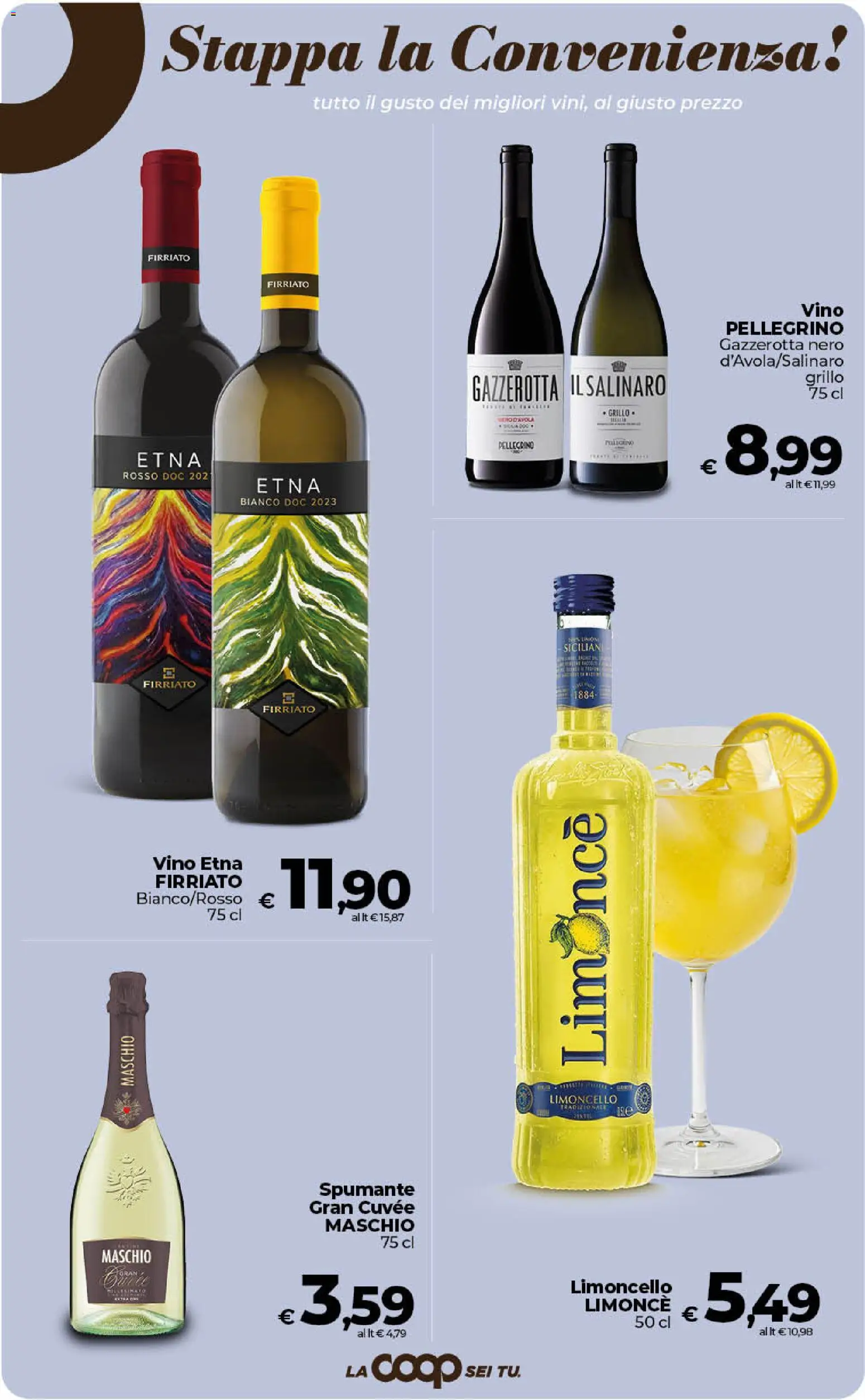 Volantino Ipercoop del 13/10/2026 | Pagina: 38 | Prodotti: Vino, Spumante, Limoncello