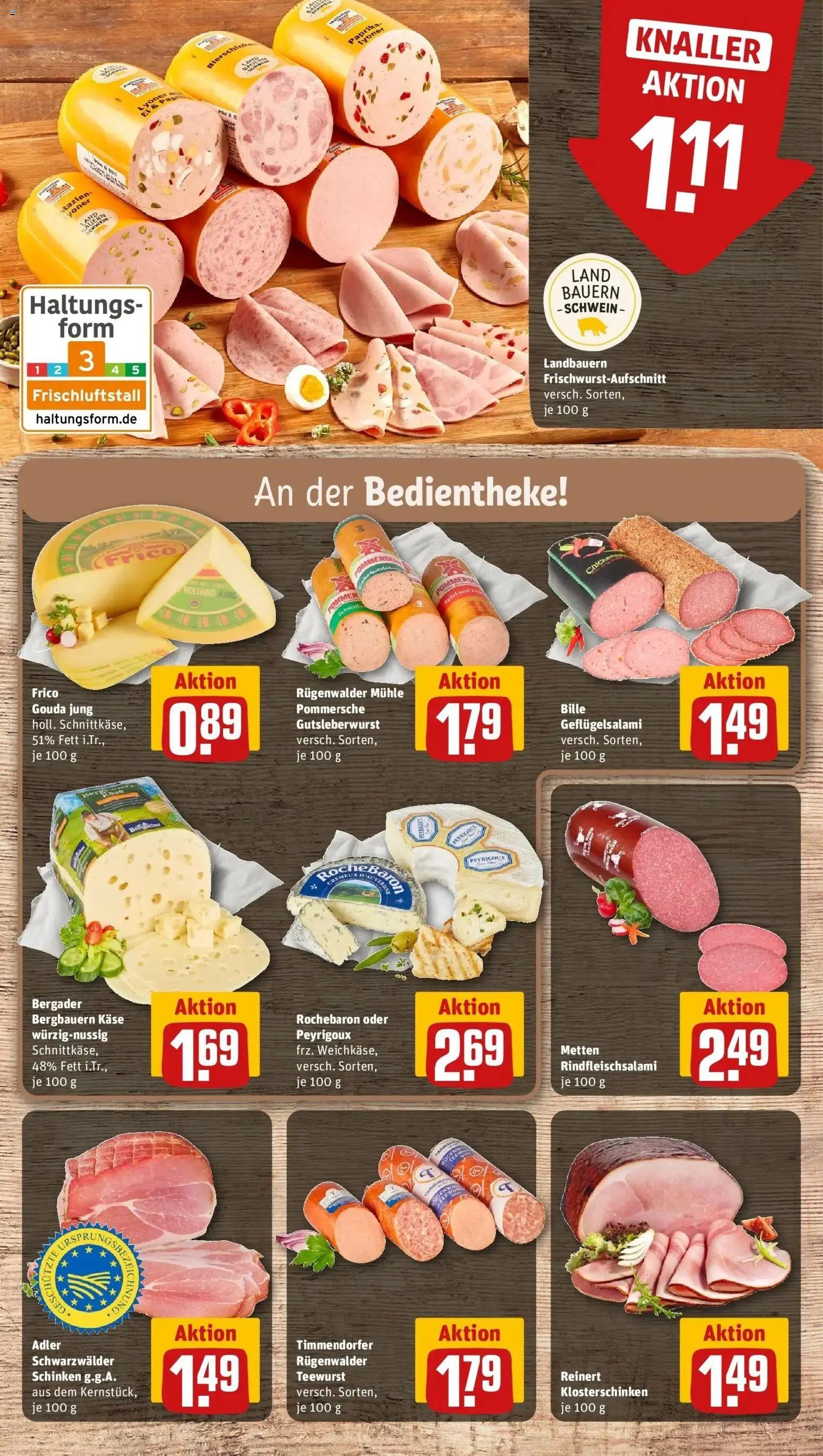REWE Prospekt ab 21.09.2026 zum Blättern » Angebote | Seite: 16 | Produkte: Mühle, Gouda, Äpfel, Schinken