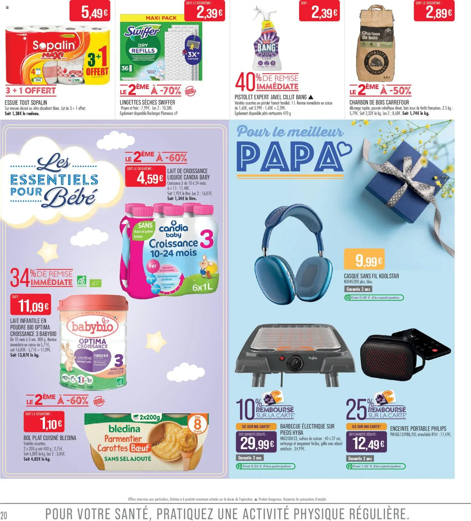 {H1} | Page: 20 | Produits: Barbecue, Lait de croissance, Bol, Casque