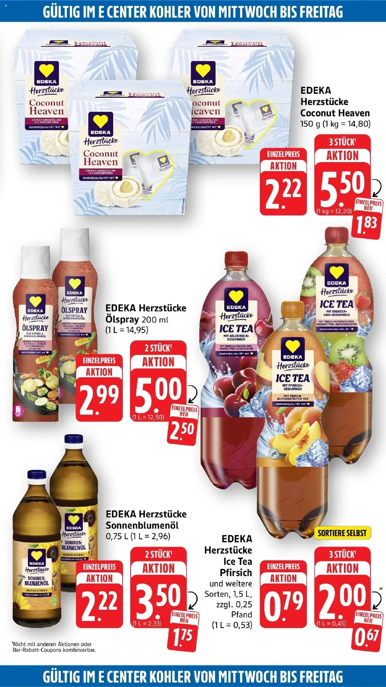 Edeka Prospekt Offenburg – gültig ab 28.09.2026 | Seite: 51 | Produkte: Rapsöl, Sonnenblumenol, Pfirsich, Tee