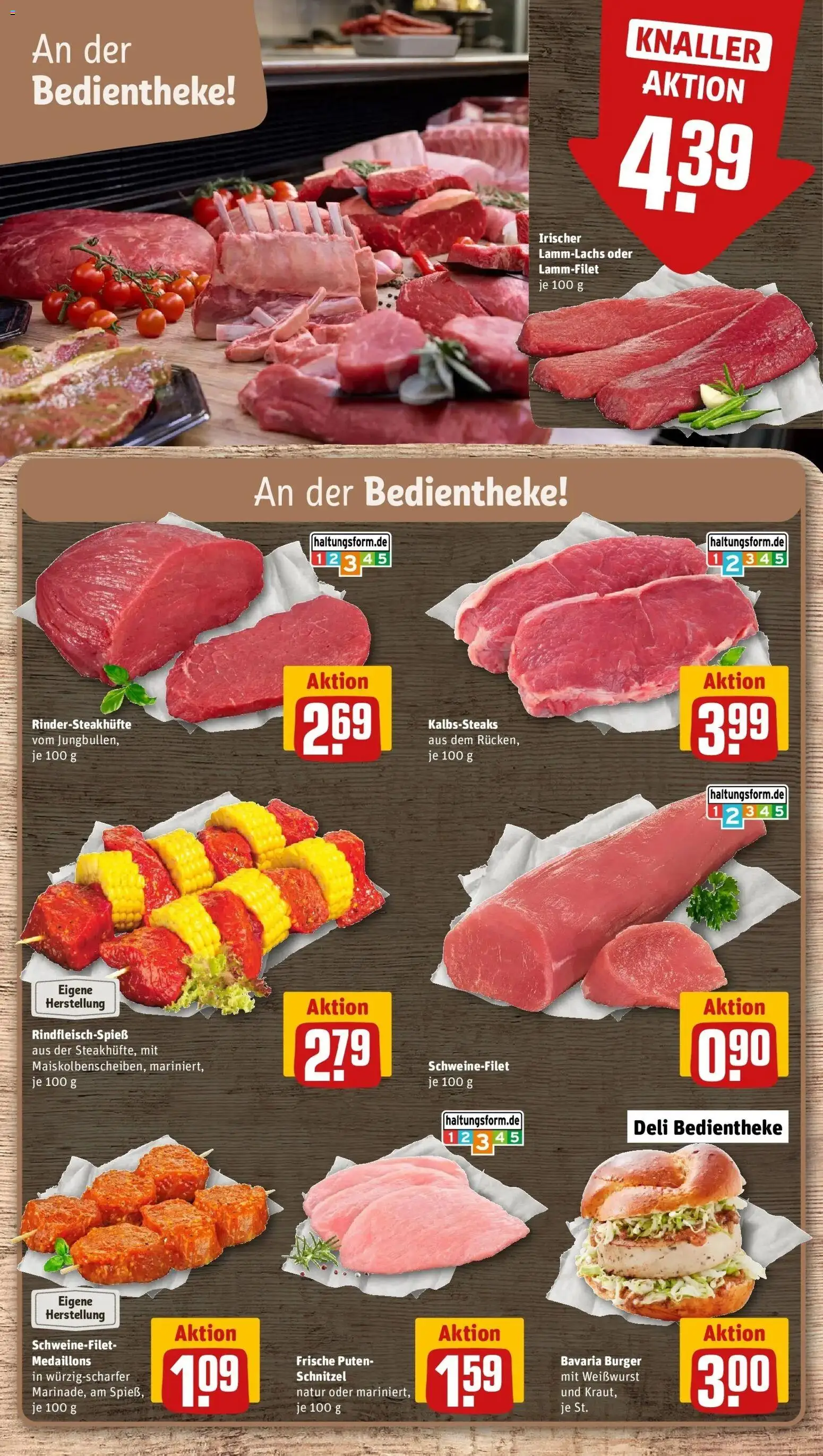 REWE Prospekt ab 14.09.2026 zum Blättern » Angebote | Seite: 6 | Produkte: Burger, Weißwurst, Schnitzel, Schweinefilet