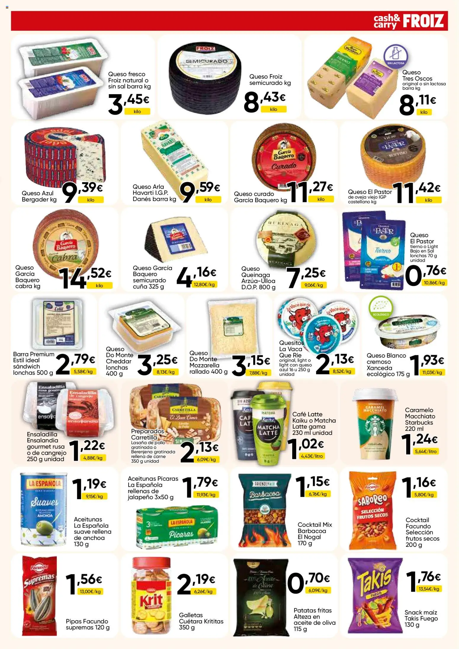 Froiz - Folleto Cash │ válido desde el 07/07/2026 | Página: 11 | Productos: Ensaladilla, Aceite, Café, Barbacoa
