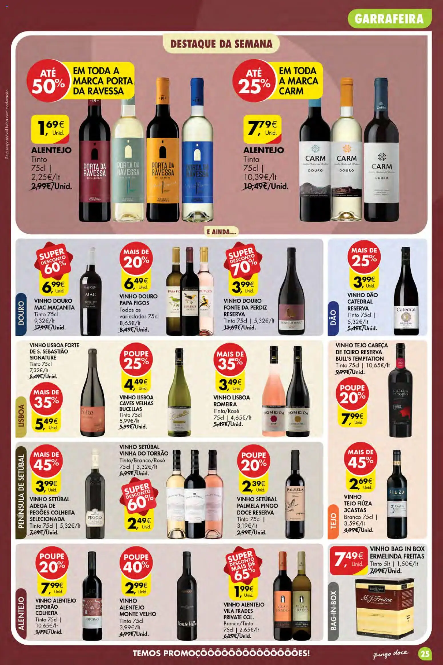 Pingo Doce Poupe Esta Semana Açores │ válido de 16/07/2026 | Página: 25 | Produtos: Porta, Vinho