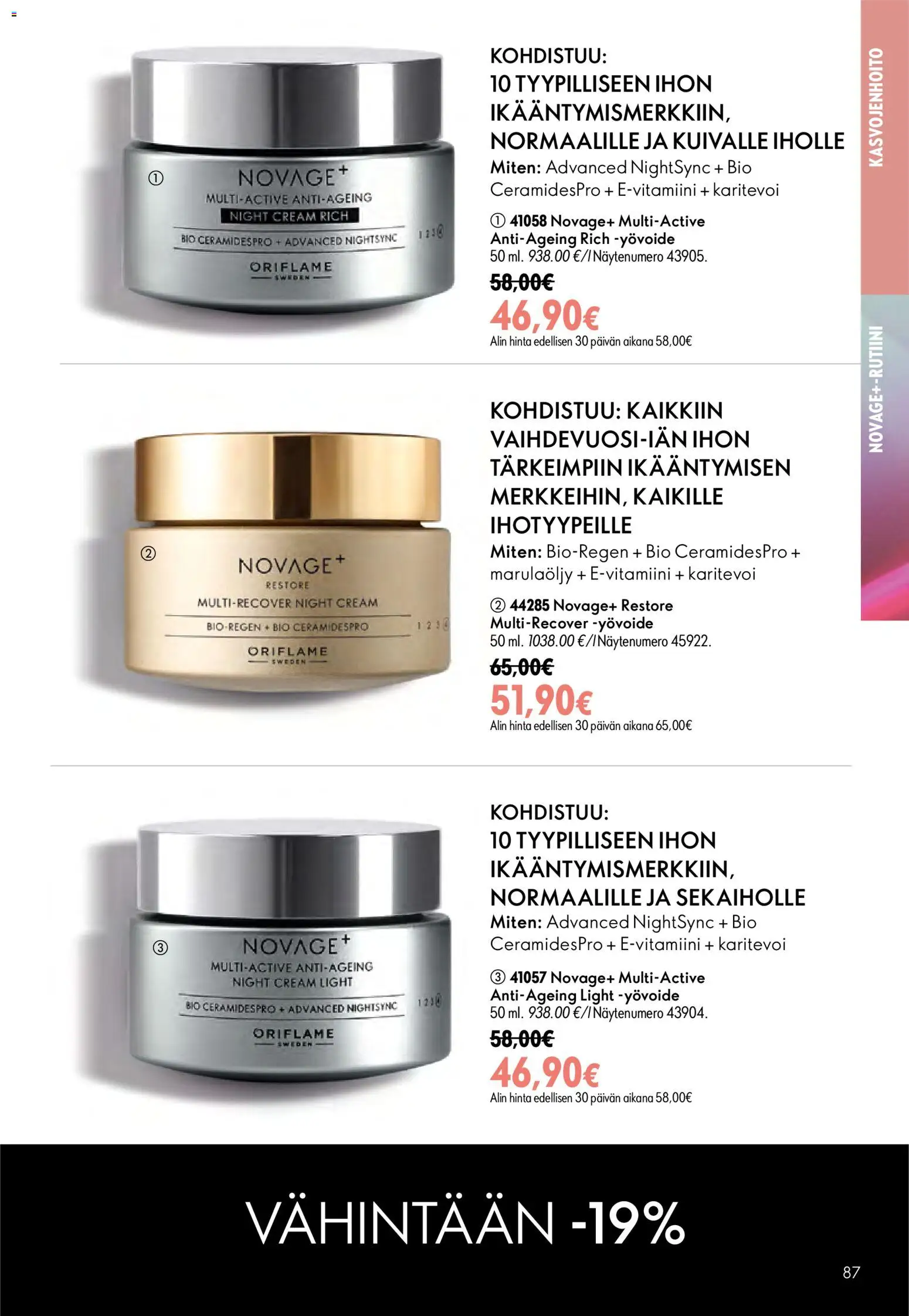 Oriflame - Esite 11 – voimassa 05/08/2026 alkaen | Sivu: 87 | Tuotteet: Yövoide