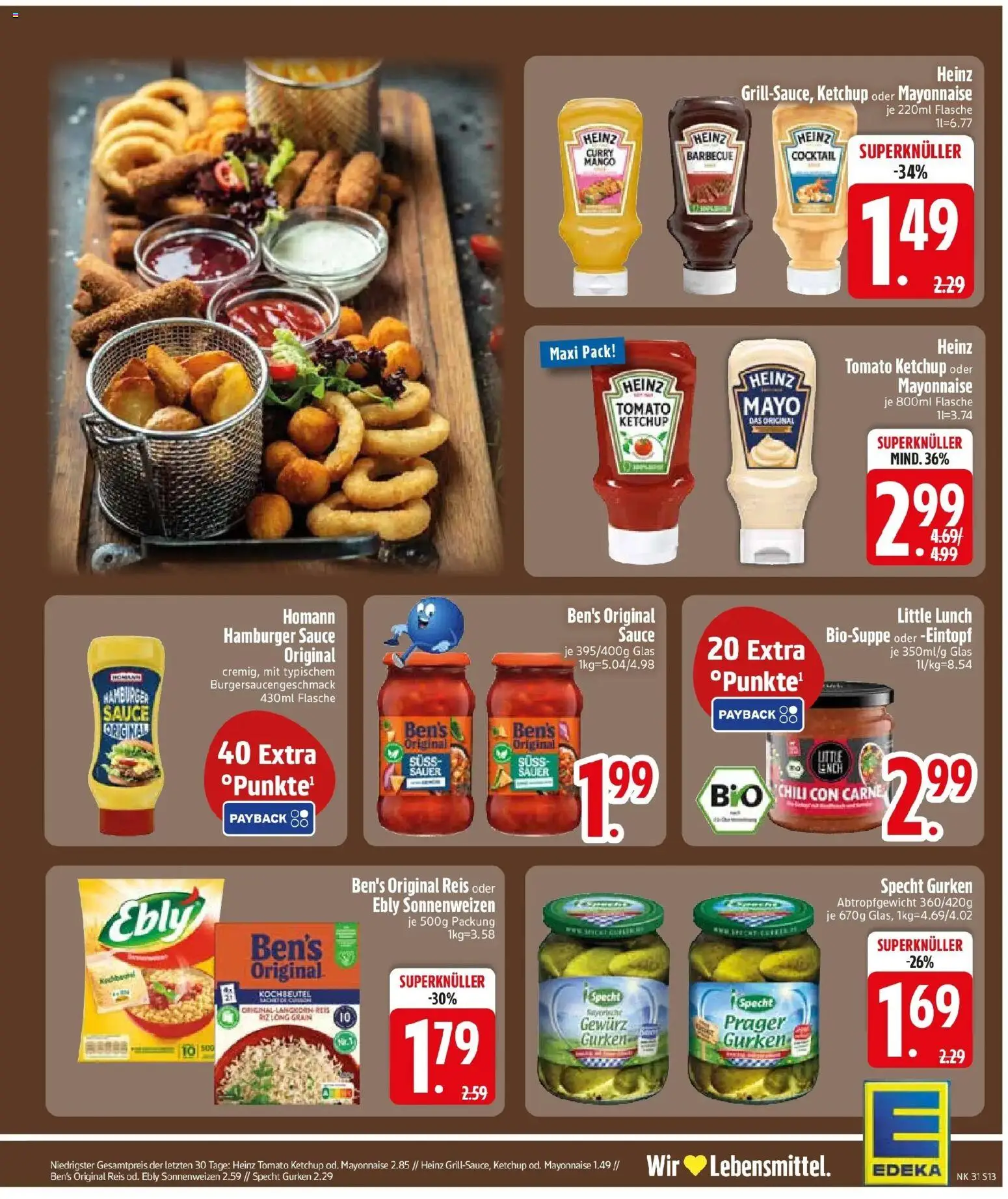Edeka prospekt Olching – gültig ab 27.07.2026 | Seite: 15 | Produkte: Mango, Reis, Ketchup, Gurken