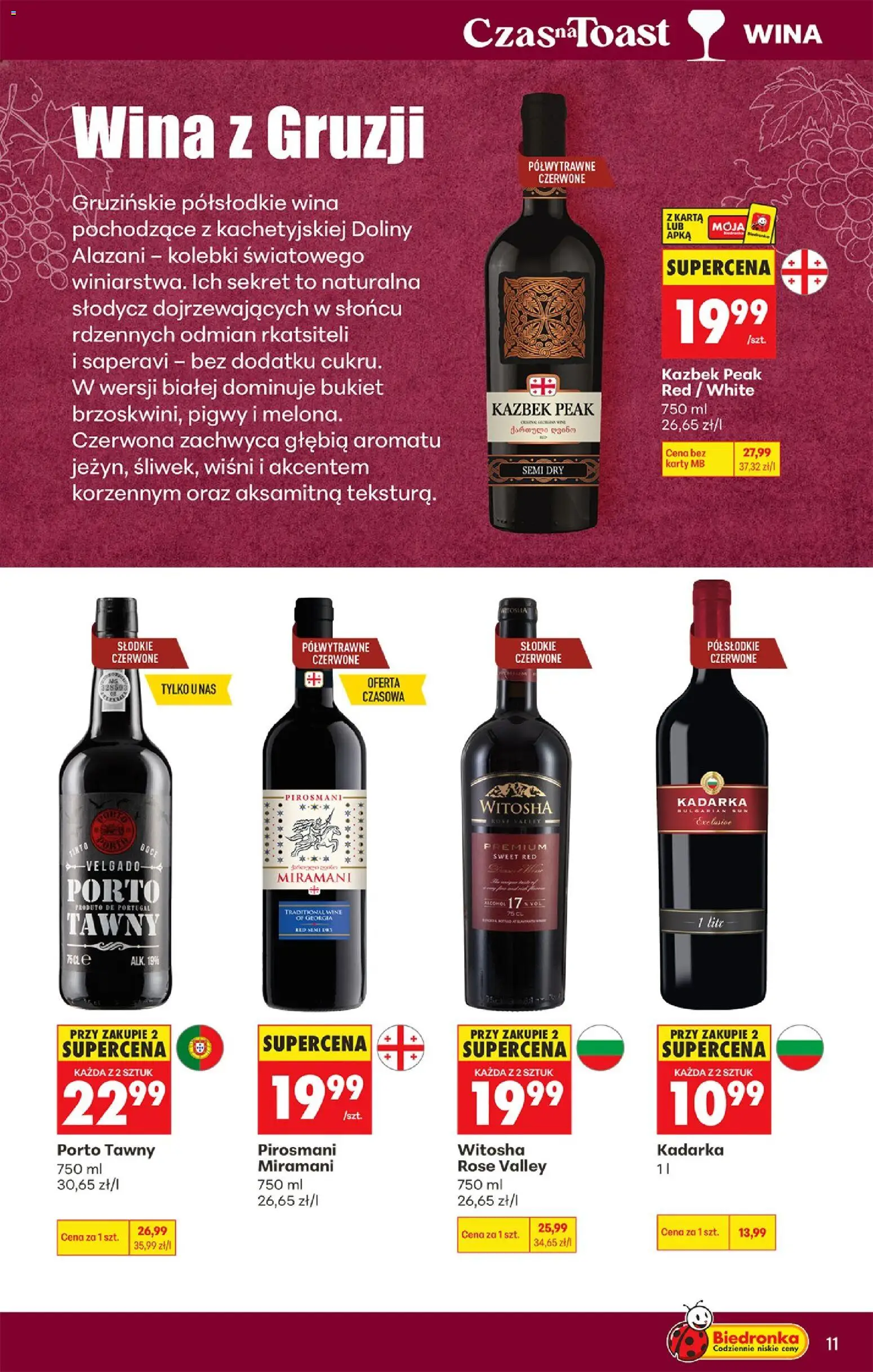 Biedronka Polsko leták - Czas na toast od 21.09.2026 | Strana: 13 | Produkty: Karty