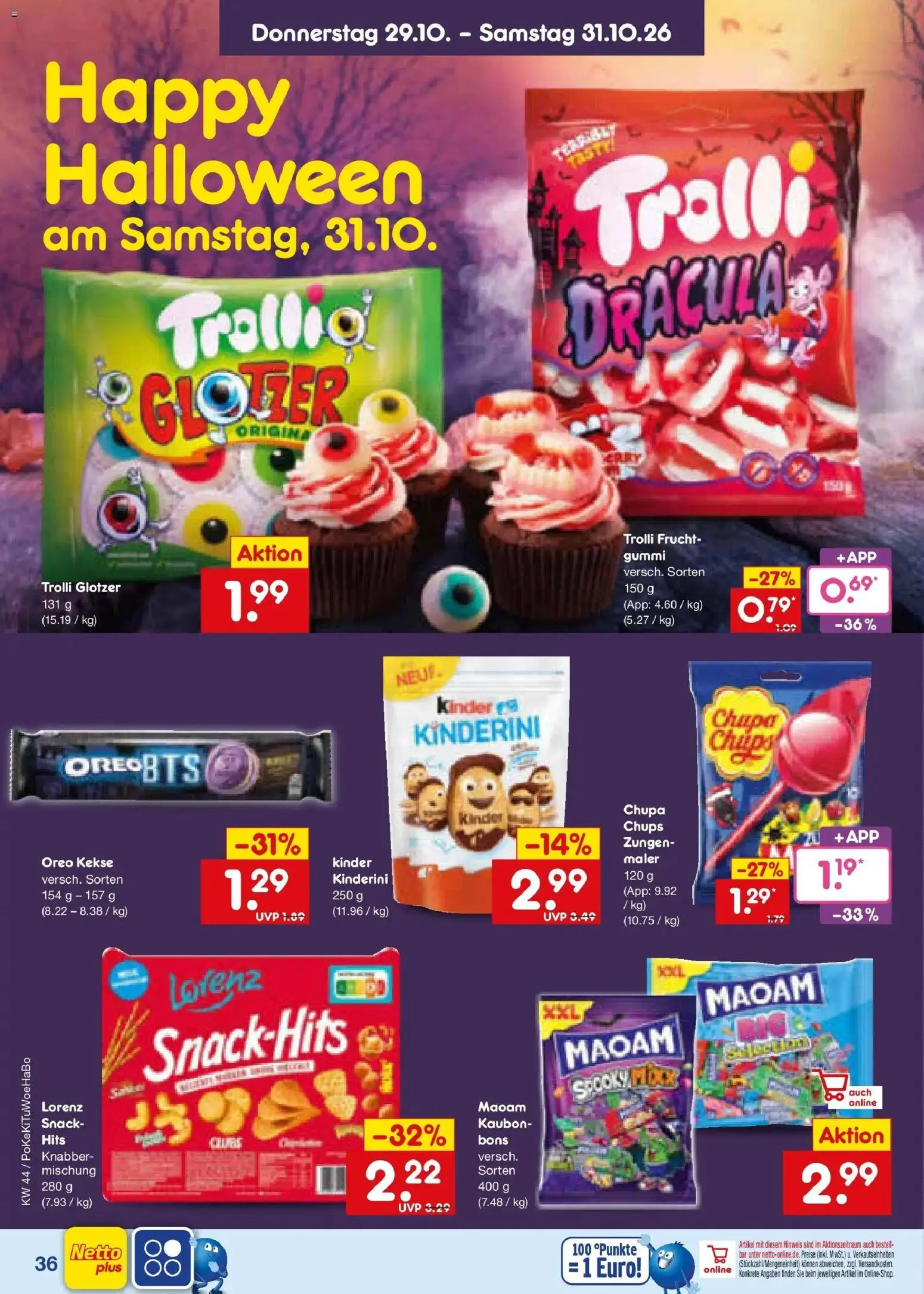 Netto Marken-Discount Prospekt Mistelbach (ab 26.10.2026) » Angebote | Seite: 48 | Produkte: Chips, Kekse