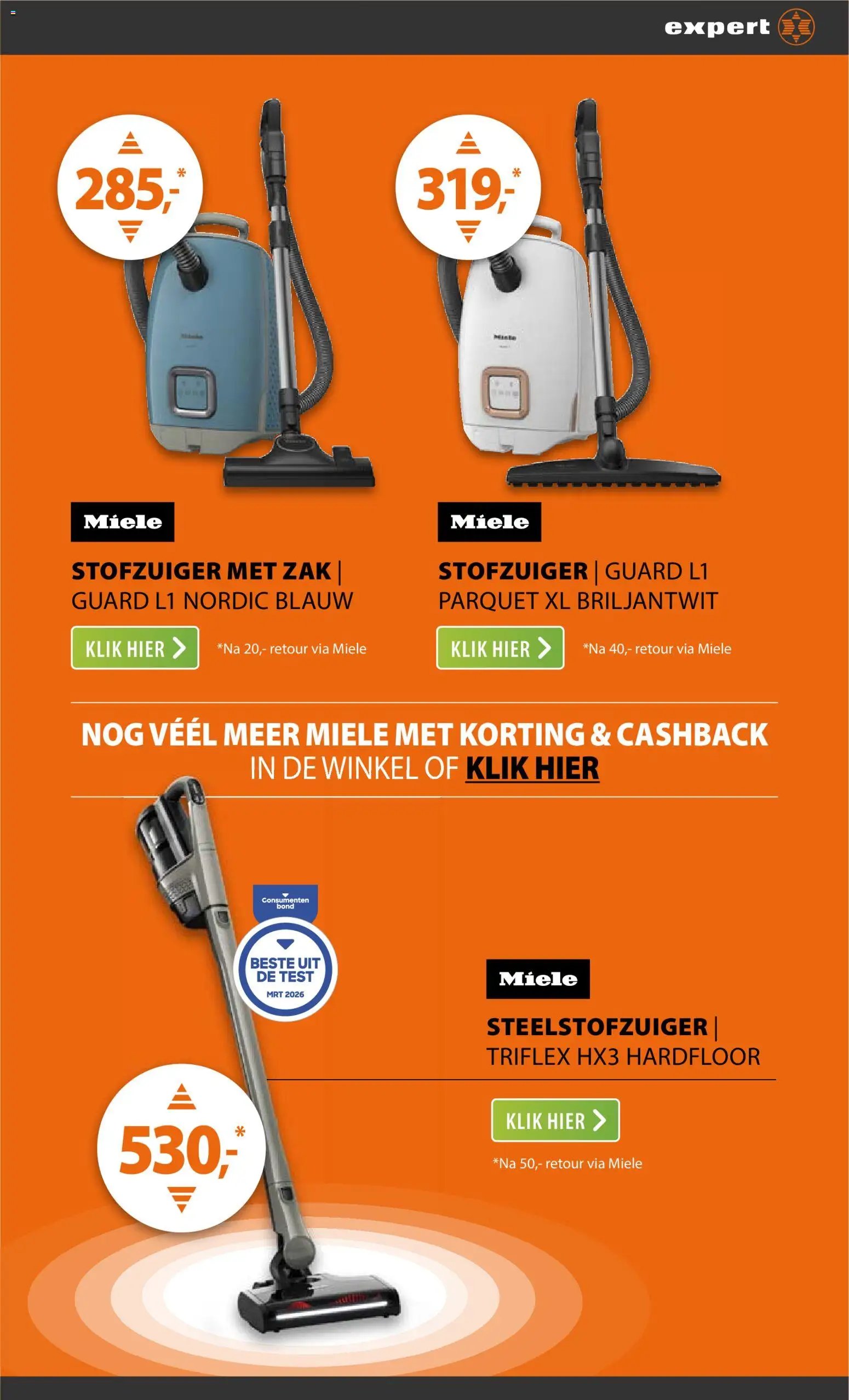 {H1} | Pagina: 17 | Producten: Steelstofzuiger, Zak, Stofzuiger