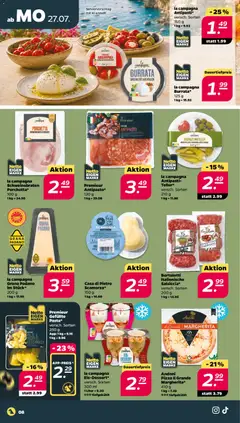 Netto Prospekt ab 27.07.2026 gültig | Seite: 8 | Produkte: Burrata, Pizza, Eis