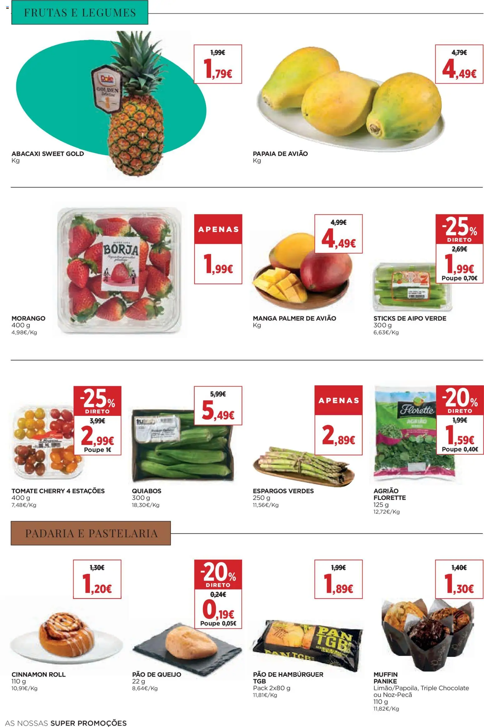 El Corte Ingles folheto │ válido de 08.05.2026 | Página: 14 | Produtos: Espargos, Pão de queijo, Chocolate, Abacaxi