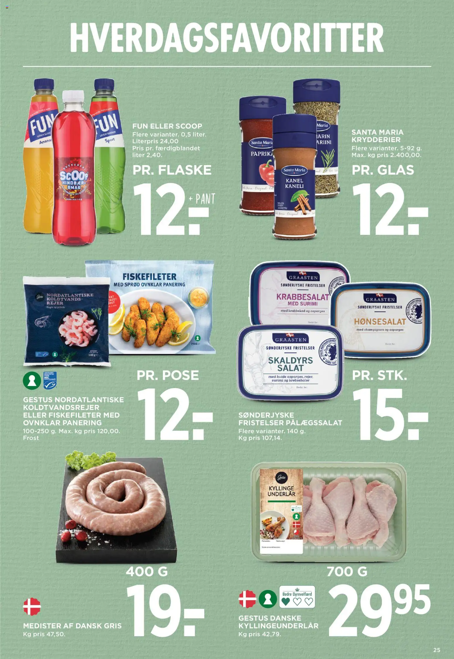 Meny tilbudsavis – gyldig fra 29.05.2026 | Side: 38 | Produkter: Champignon, Salat, Sukker, Rejer
