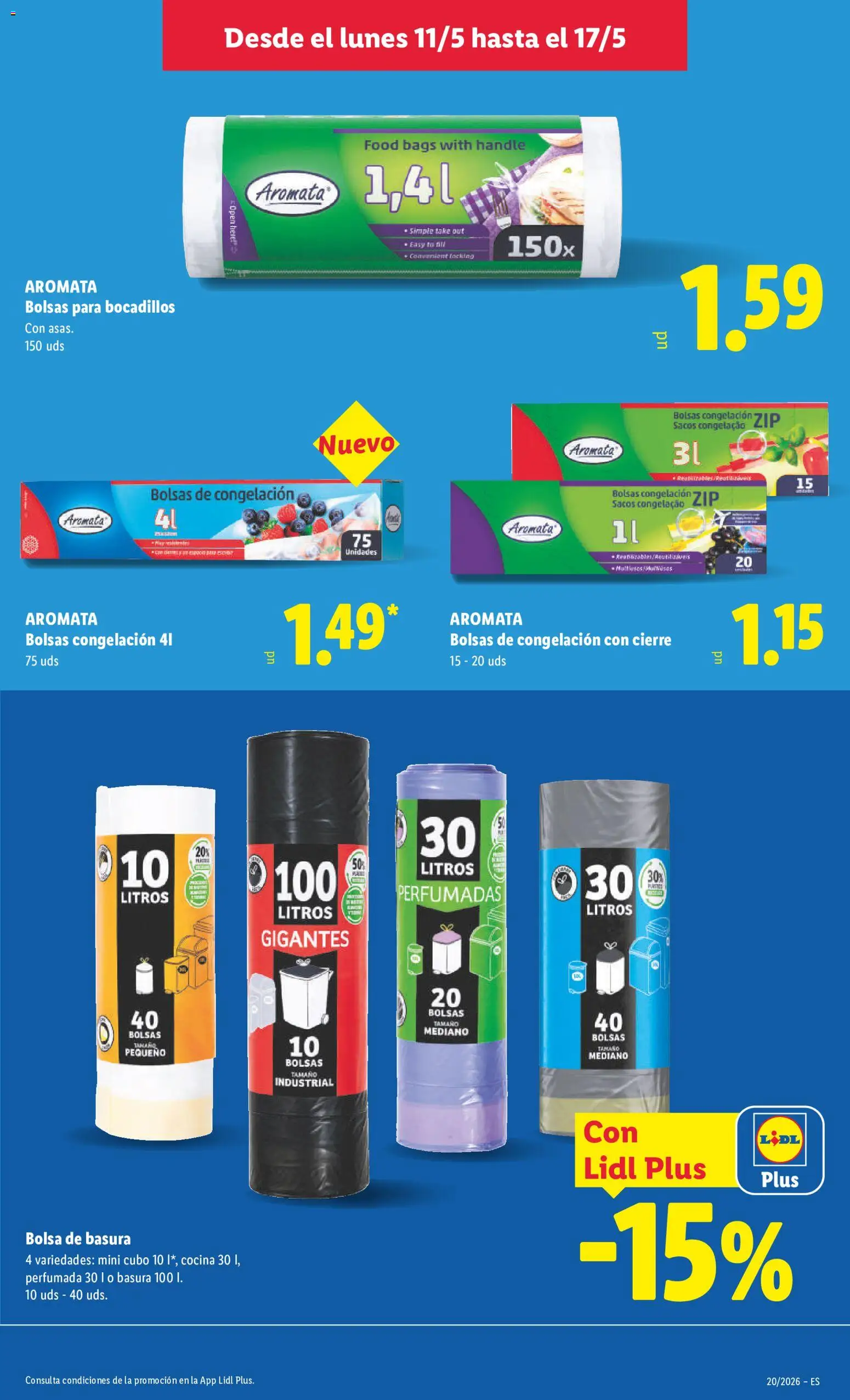 Lidl folleto │ válido desde el 11.05.2026 | Página: 19 | Productos: Bolsa, Cocina