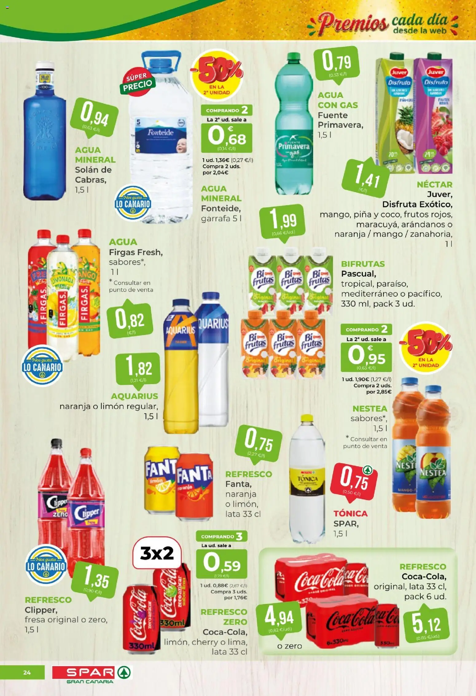 Spar - folleto │ válido desde el 16/10/2026 | Página: 24 | Productos: Limón, Agua con gas, Azúcar, Néctar
