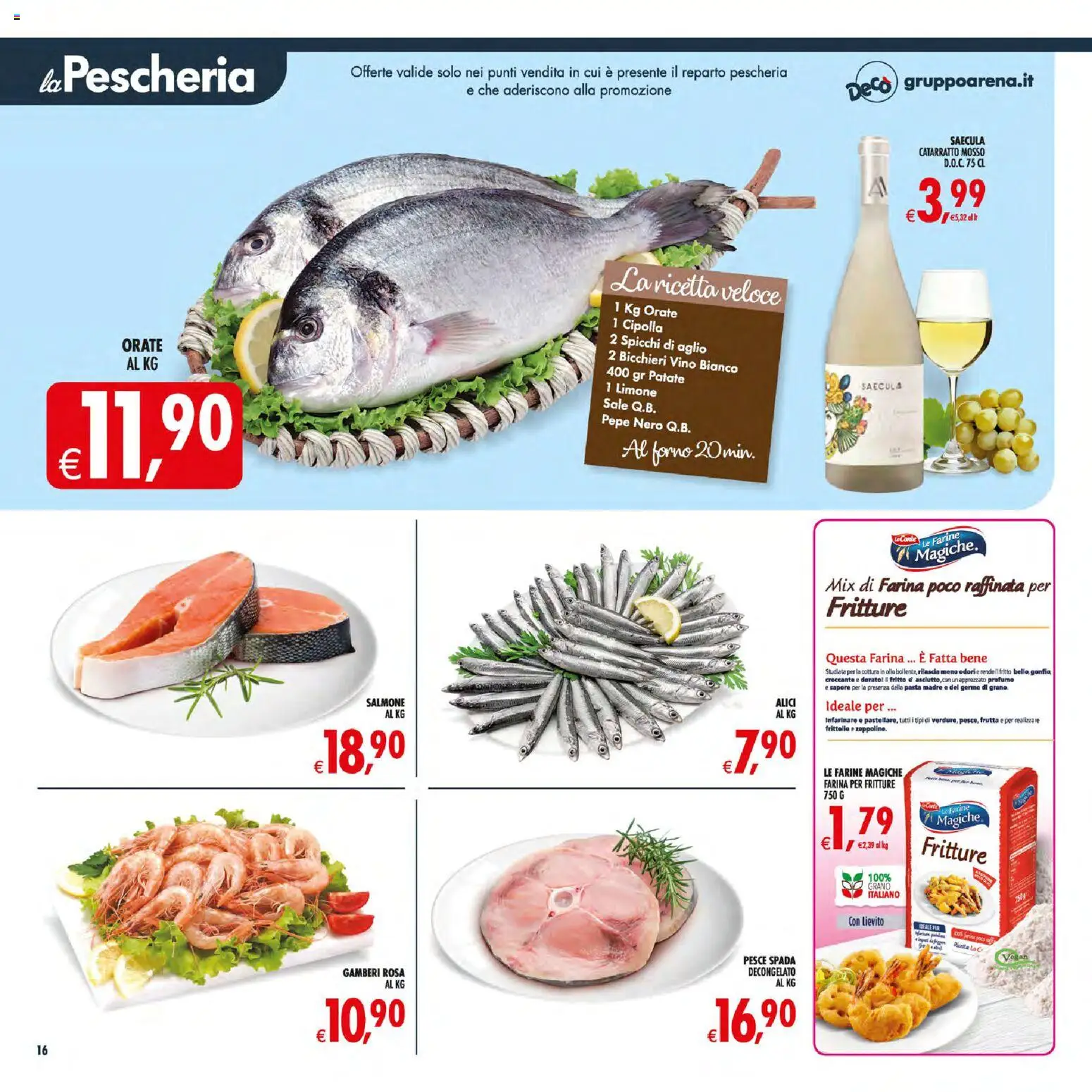 Volantino Decò del 21/07/2026 | Pagina: 19 | Prodotti: Salmone, Frutta, Farina, Vino bianco