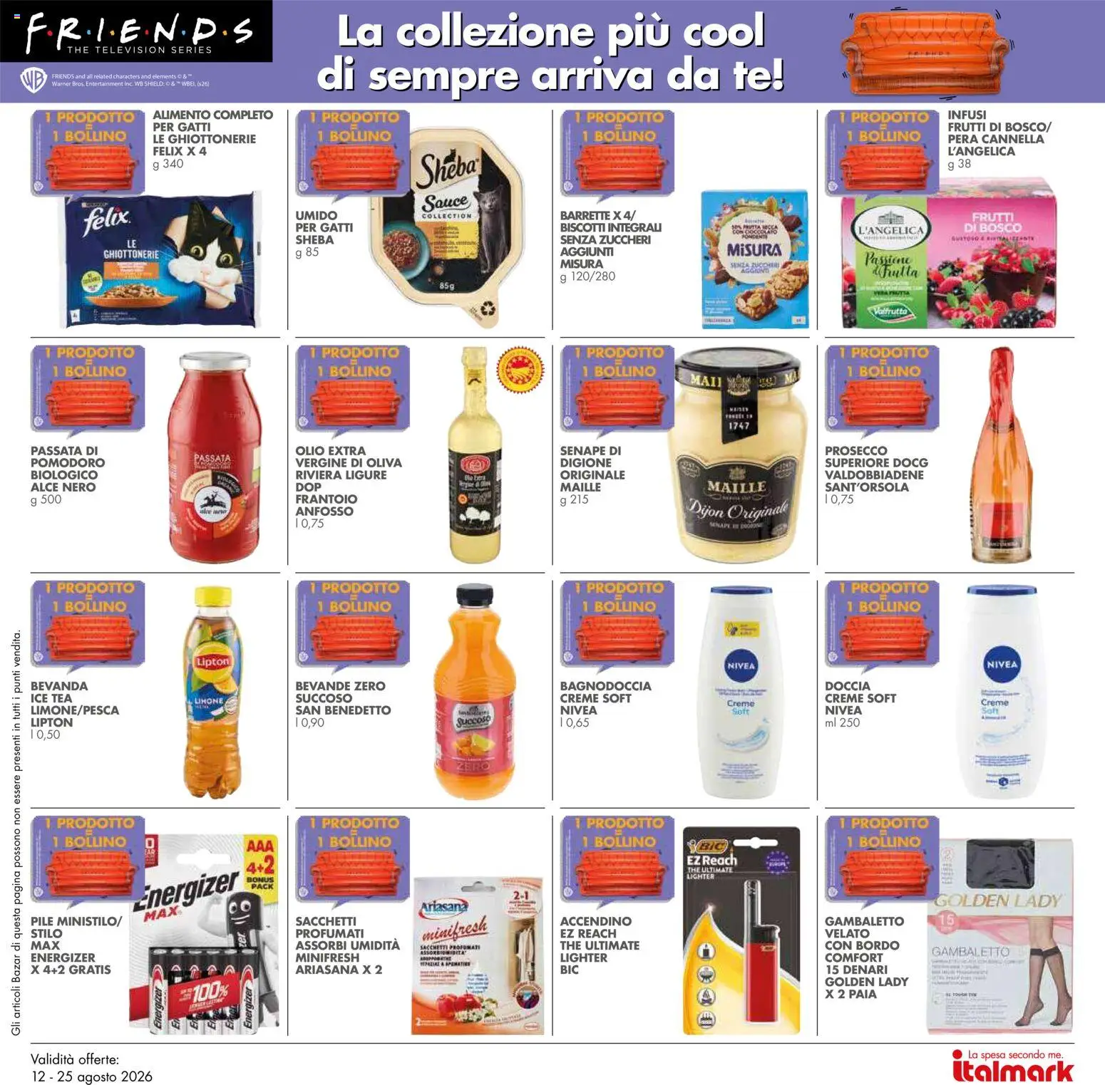 Volantino Italmark del 12/08/2026 | Pagina: 23 | Prodotti: Prosecco, Pomodoro, Senape, Doccia