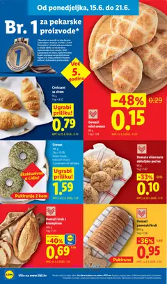Domaći kruh s krumpirom, 400 g, 1 kg = 1.73 - Pregled kataloga iz trgovine Lidl, vrijedi od 15.06.2026 | Stranica: 4