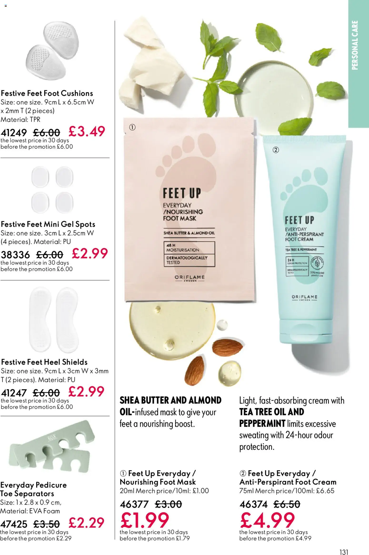 {H1} | Page: 131 | Products: Mask, Butter, Tea, Cream