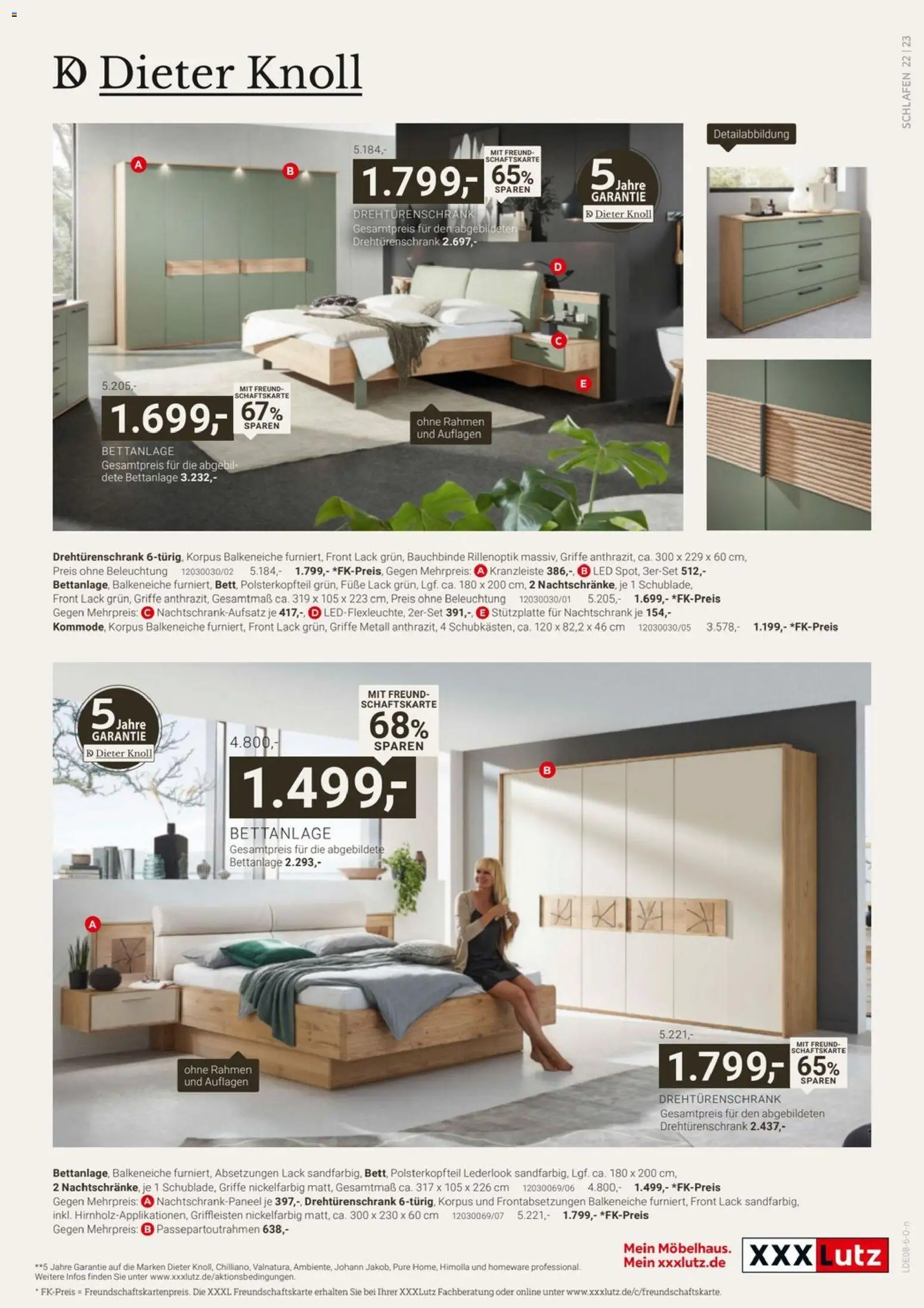 XXXLutz Dieter Knoll Spezial – gültig ab 01.08.2026 | Seite: 23 | Produkte: Drehtürenschrank