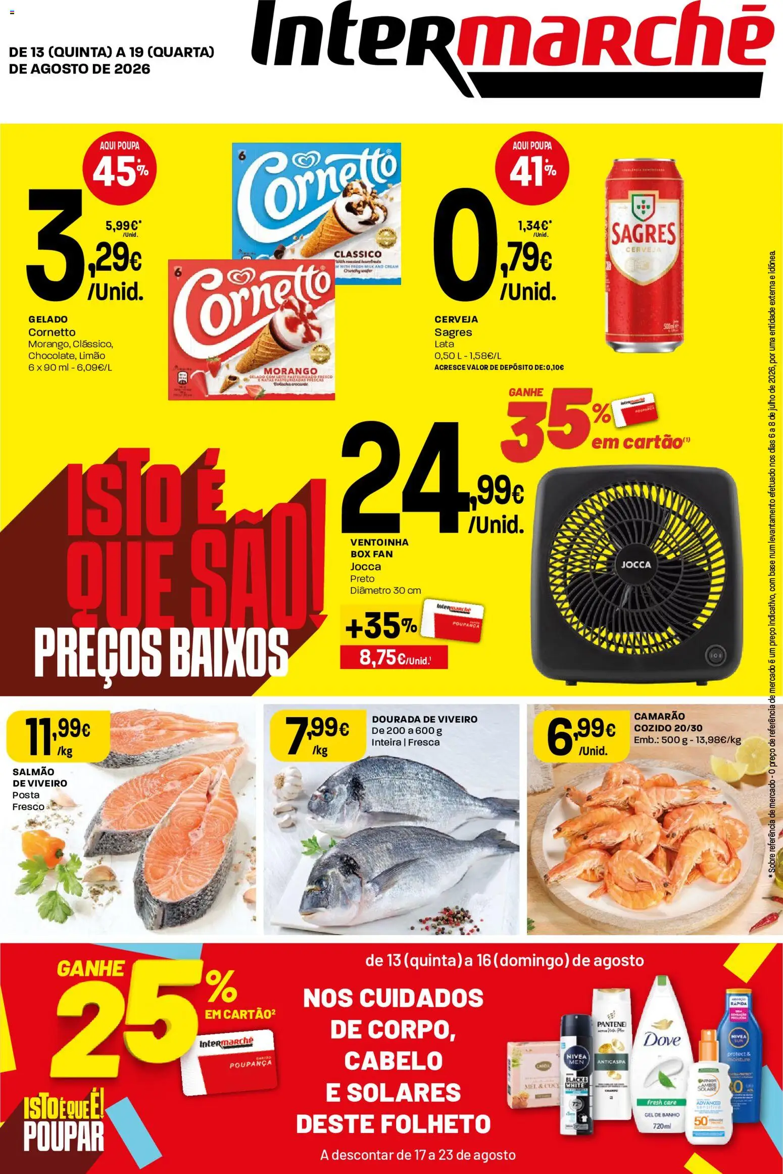 Intermarché folheto │ válido de 13/08/2026 | Página: 1